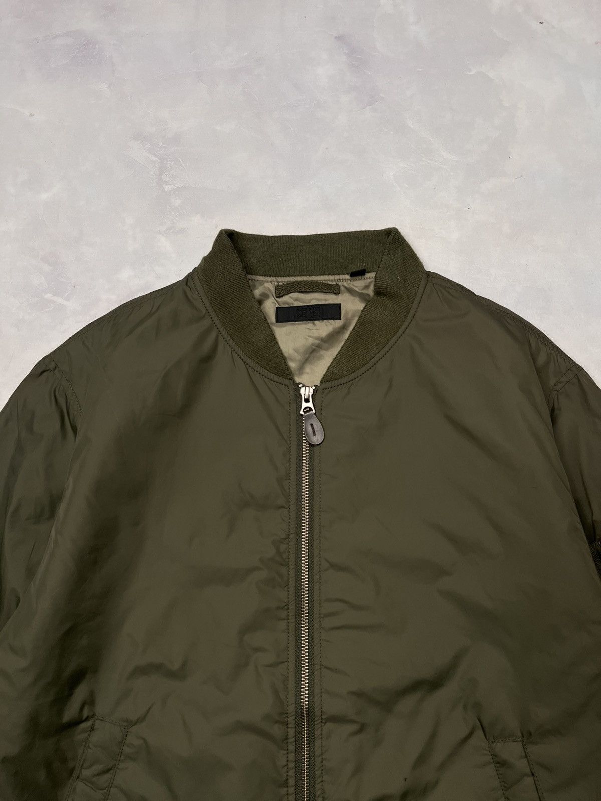 Uniqlo Military Bomber Jacket MA1 Size US XL / EU 56 / 4 - 4 Thumbnail