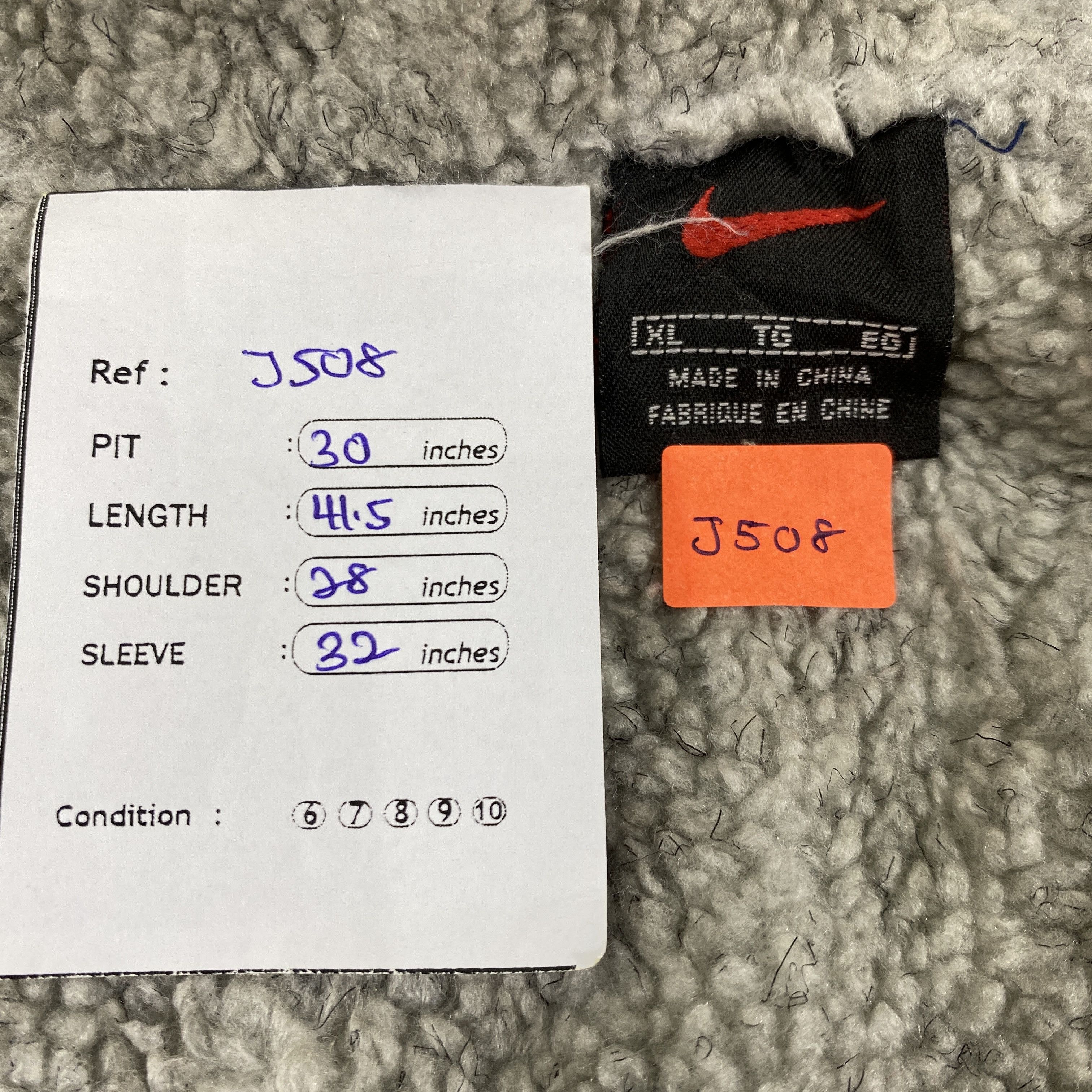 Nike Vintage 90s Nike Mini Swoosh Center Logo Long Jacket- J508 Size US XL / EU 56 / 4 - 7 Thumbnail