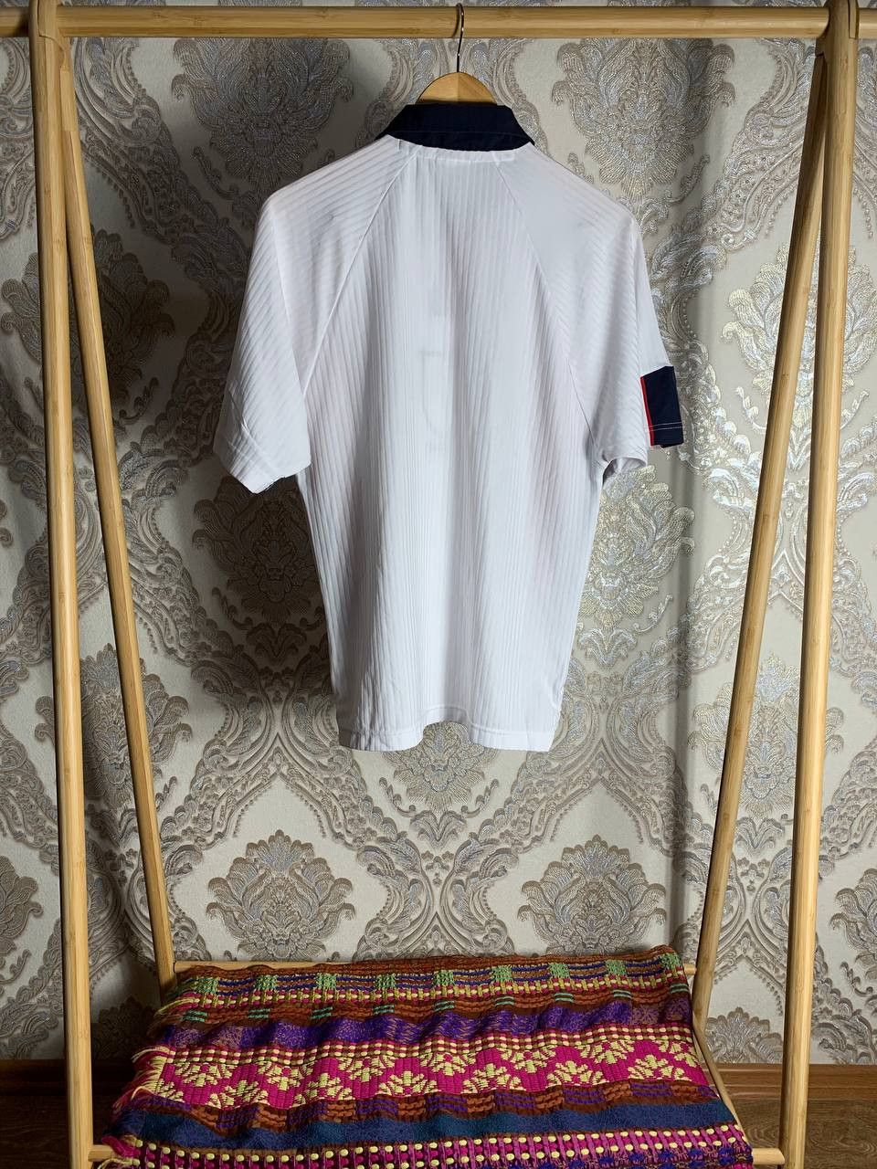 Vintage Very Rare Umbro England Retro Soccer Jersey Manchester 90s Size US M / EU 48-50 / 2 - 9 Thumbnail