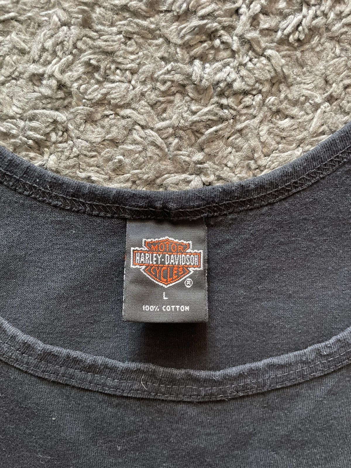 Harley Davidson × Vintage 90s Harley Davidson Undershirt Streetwear Vintage Big Logo Size US L / EU 52-54 / 3 - 8 Thumbnail