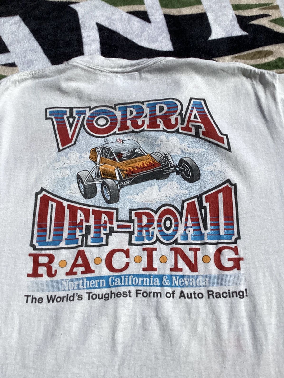 Jerzees Vtg 90s Vora off-road racing northern California in Nevada T Size US L / EU 52-54 / 3 - 2 Thumbnail