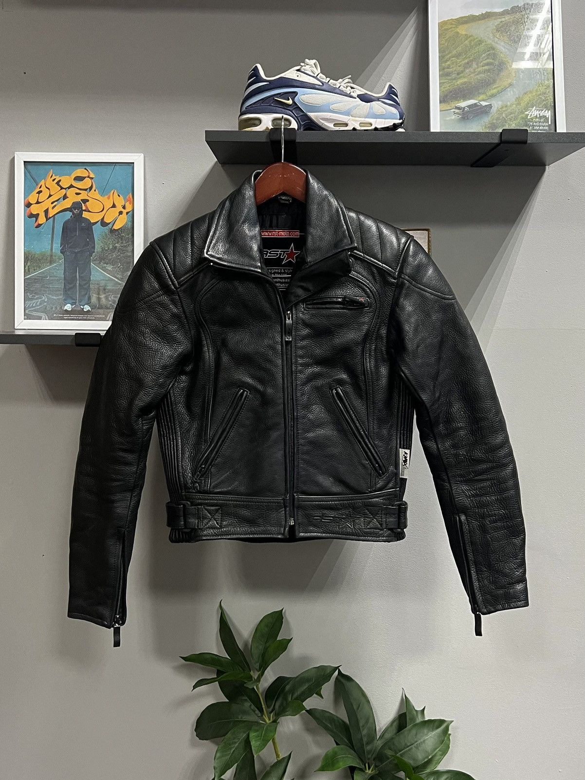 Fox Racing RST Moto vintage leather jacket Size S / US 4 / IT 40 - 1 Thumbnail