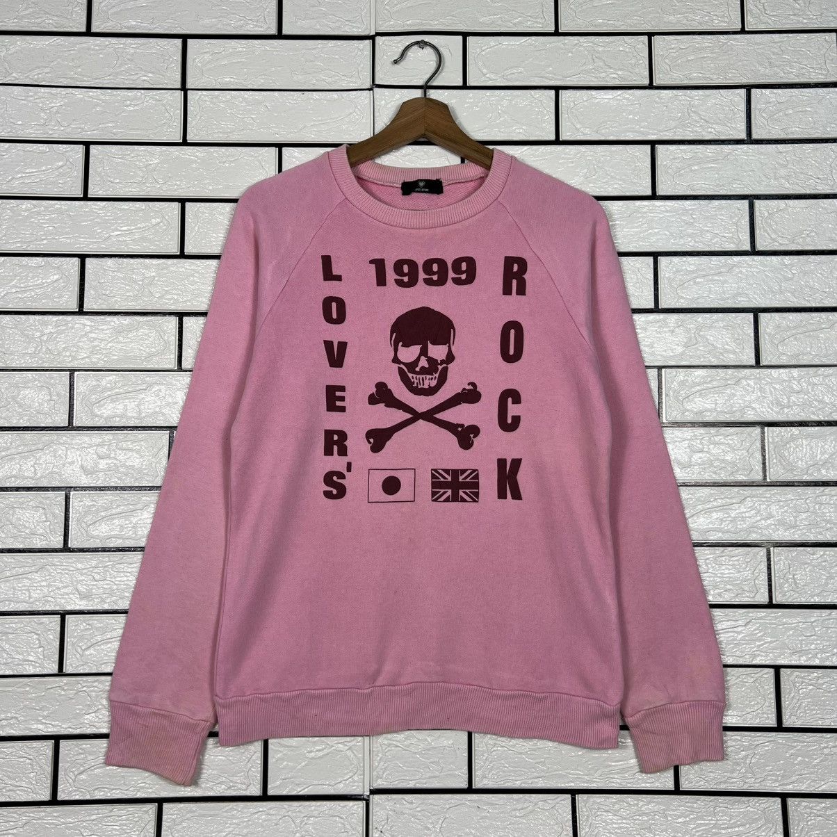 Super Lovers SUPER LOVERS Lovers Rock Big Logo Pink Sweatshirt #4000-C182 Size M / US 6-8 / IT 42-44 - 1 Thumbnail