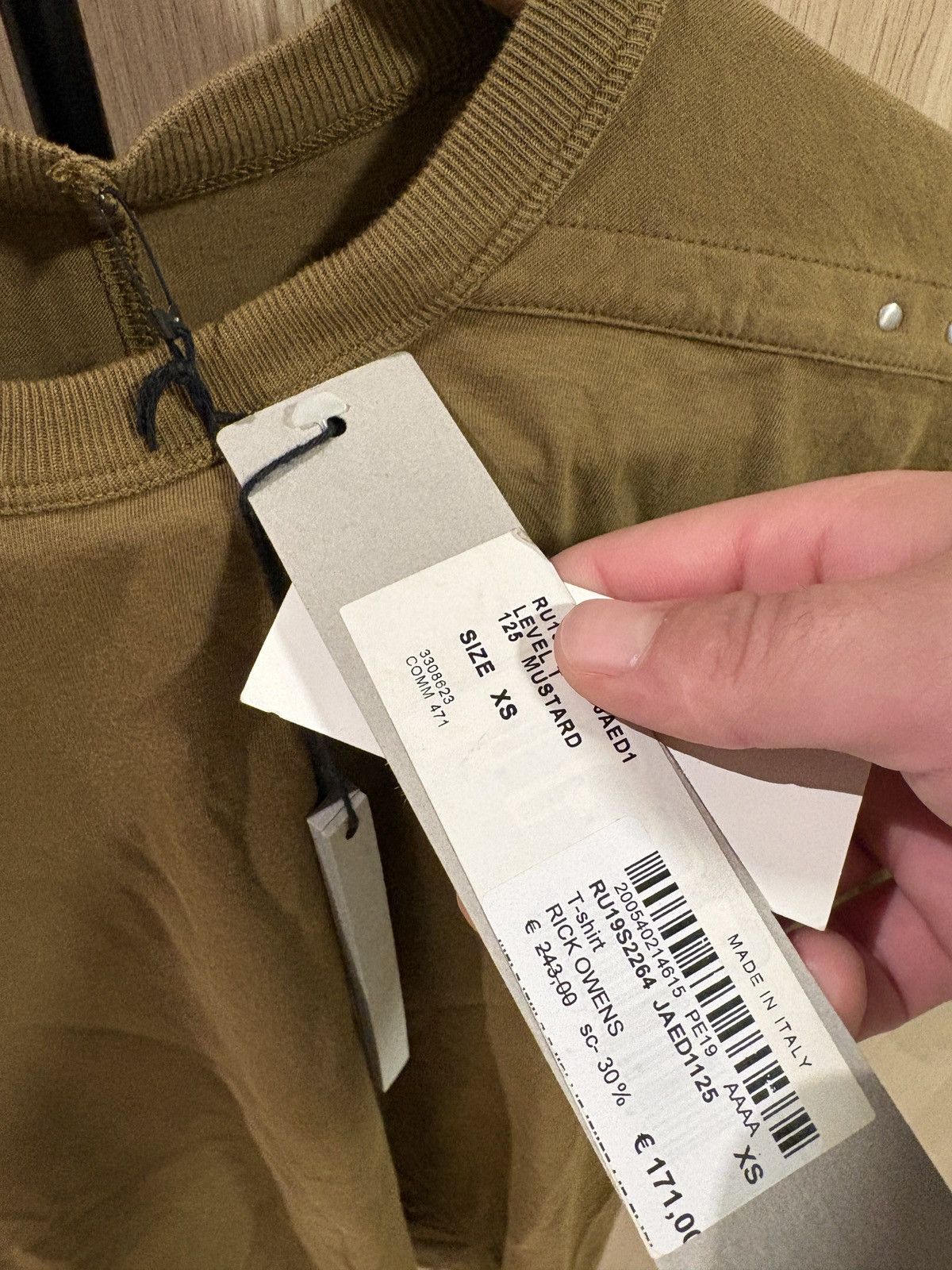 Rick Owens Rick owens SS19 Babel Level Tee Size US XS / EU 42 / 0 - 4 Thumbnail
