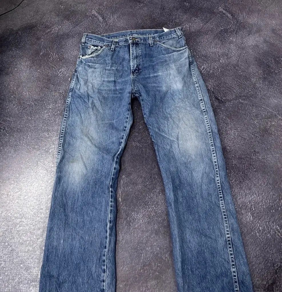 Dickies × Vintage Vintage Dickies USA Faded Blue Work Denim Hype Jeans Size US 34 / EU 50 - 6 Thumbnail