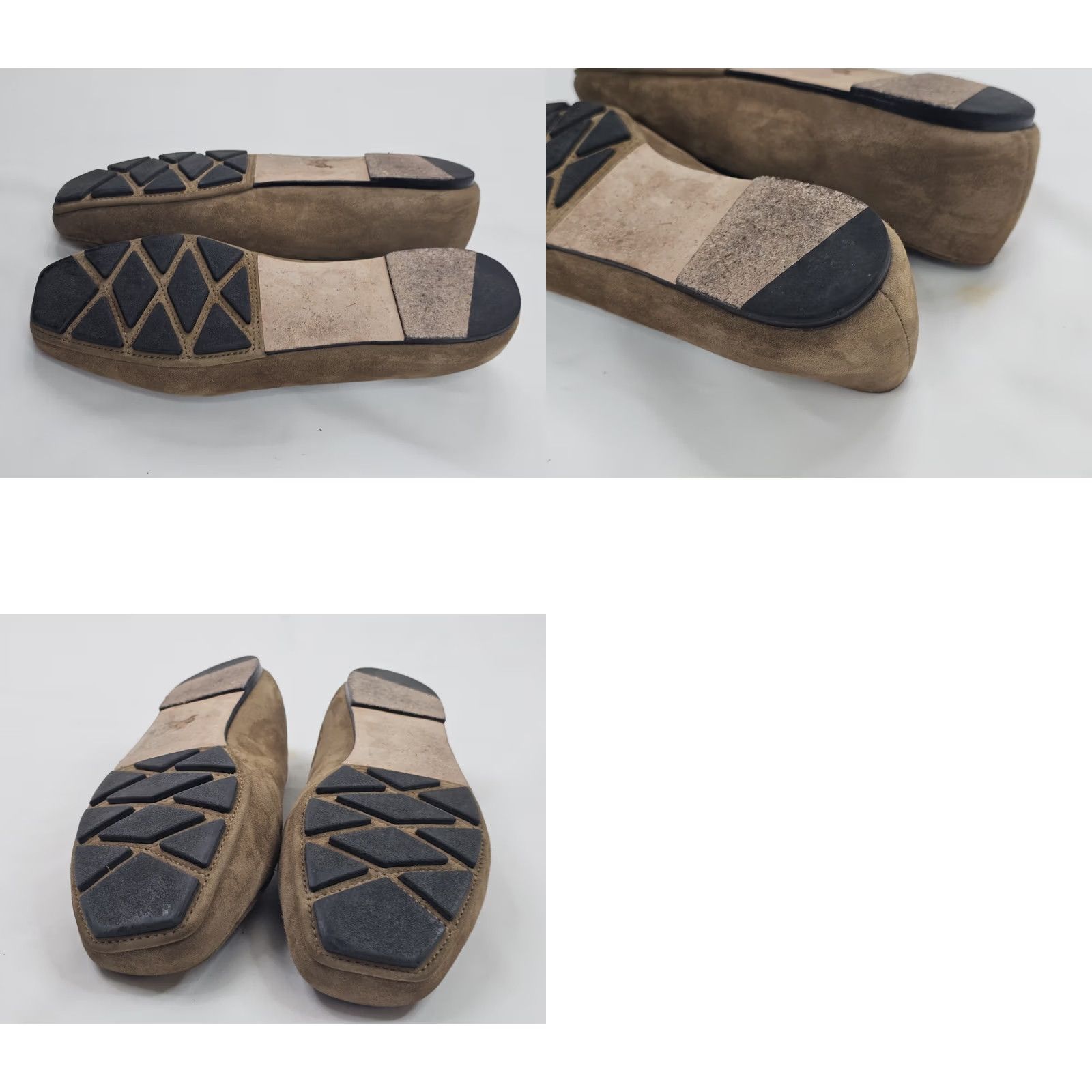 Tory Burch Tory Burch Ballet Womens Brown Suede Leather Slip Flat Women Slide Loafer Logo Size US 7 / IT 37 - 9 Thumbnail
