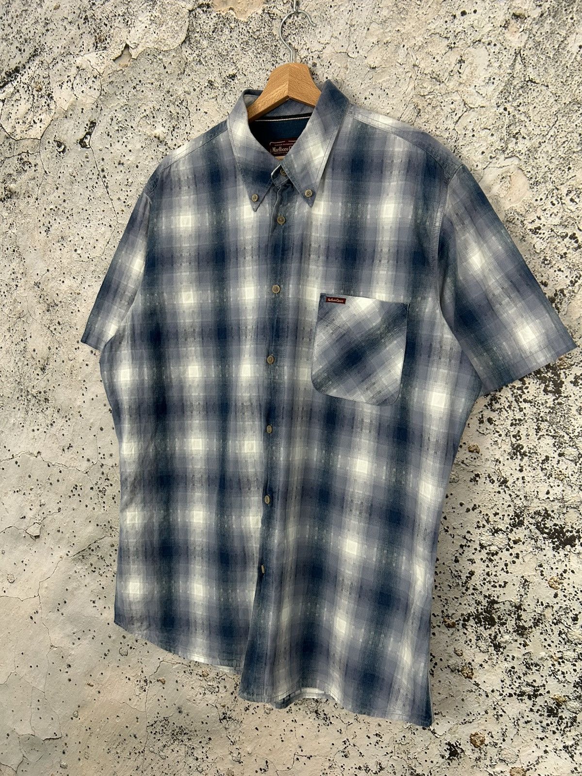 Marlboro Classics Vintage Marlboro Classics Blue Summer Hawaiian Shirt 90s Size US XXL / EU 58 / 5 - 2 Thumbnail