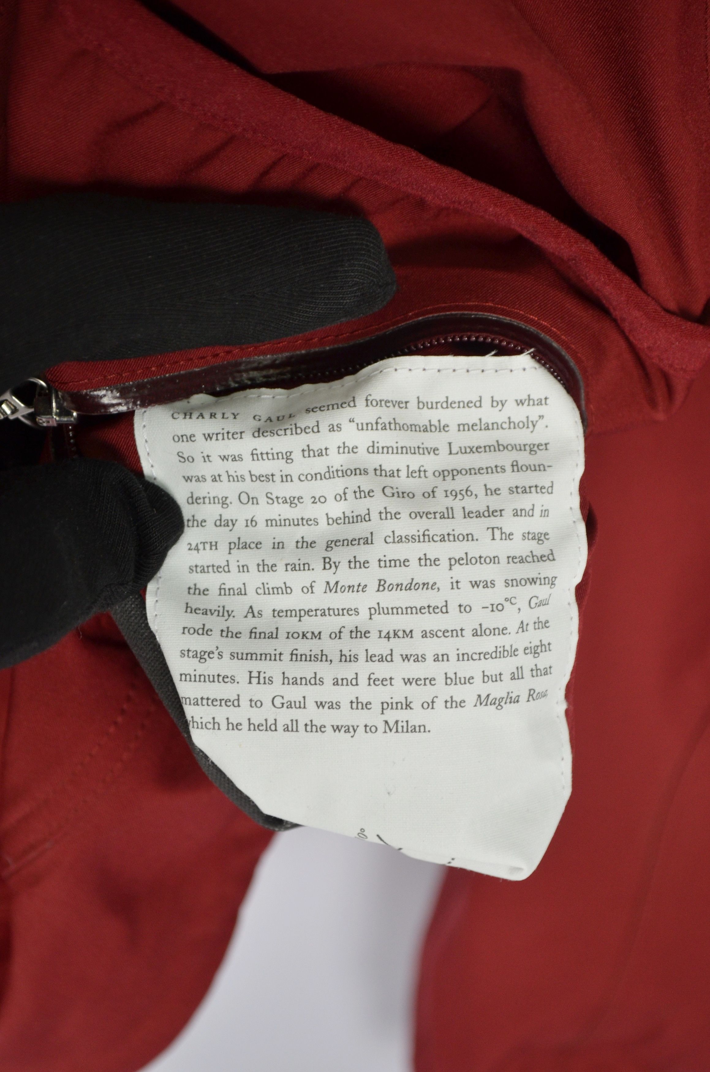 Rapha Rapha Hardshell Winter Full Zip Red Maroon Jacket Size L Size US L / EU 52-54 / 3 - 12 Thumbnail