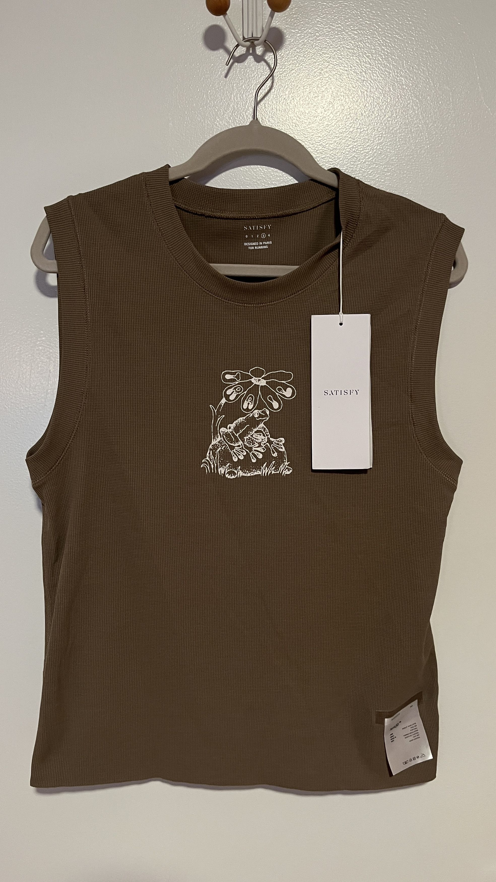 Satisfy Satisfy Running Aura3d Frog Singlet Vest Brown Large New Size US L / EU 52-54 / 3 - 2 Thumbnail