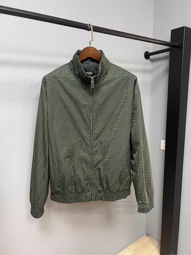 Fendi Fendi Military Green All-Over Printed Jacket Size US L / EU 52-54 / 3 - 1 Thumbnail