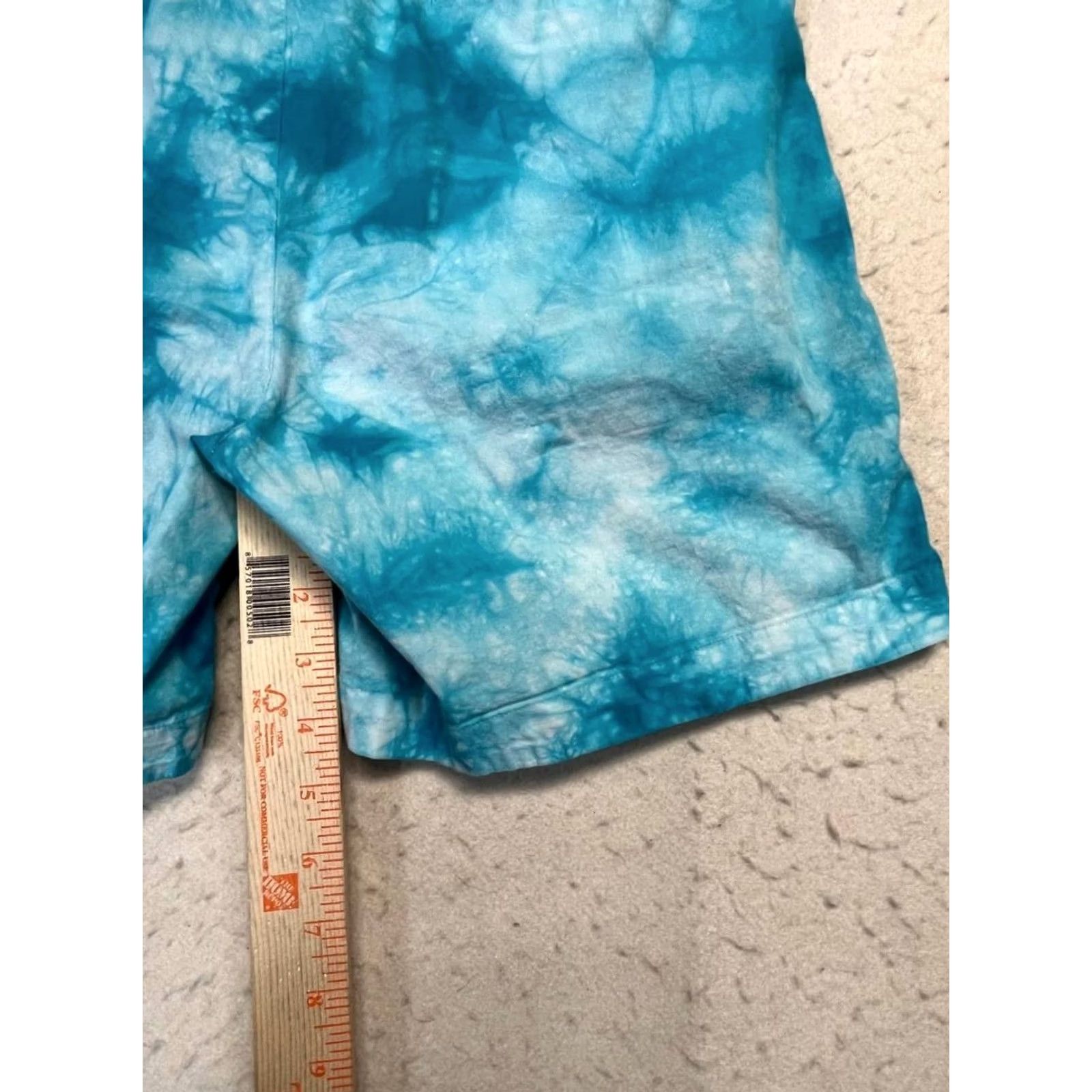 Vintage Modern Amusement Blue Drawstring Swim Shorts Men's Medium Size US 31 - 5 Thumbnail