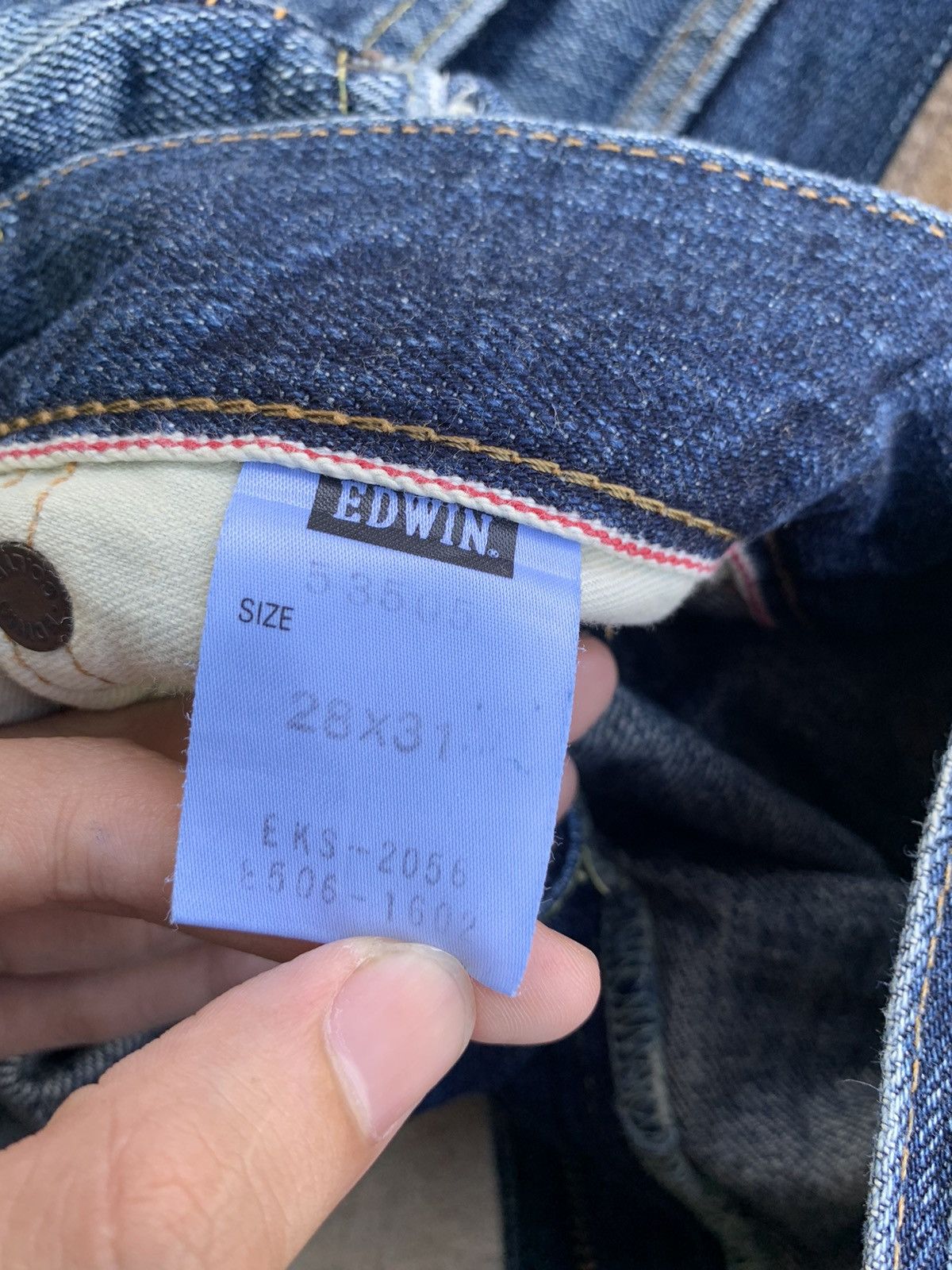Edwin × Japanese Brand Edwin Selvedge Distressed Denim Size US 28 / EU 44 - 15 Thumbnail