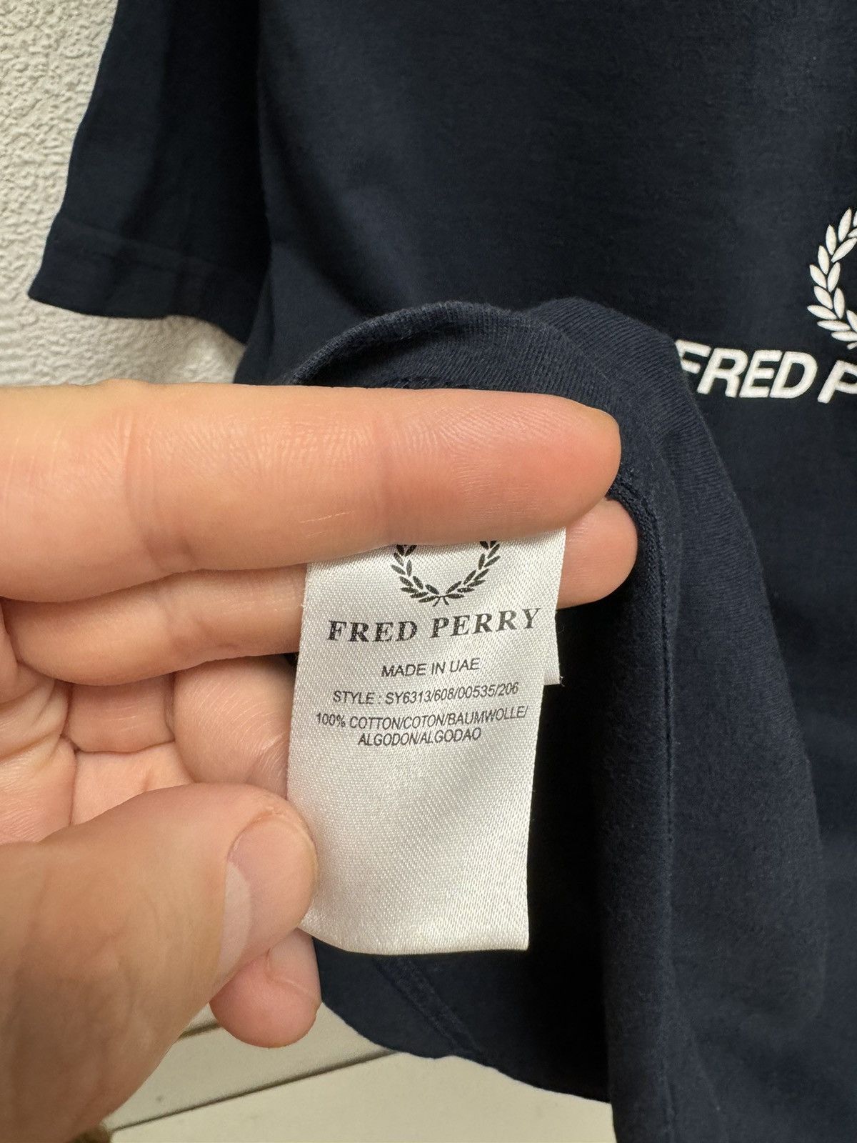 Fred Perry Fred Perry big logo t-shirt S sz Size US S / EU 44-46 / 1 - 5 Thumbnail