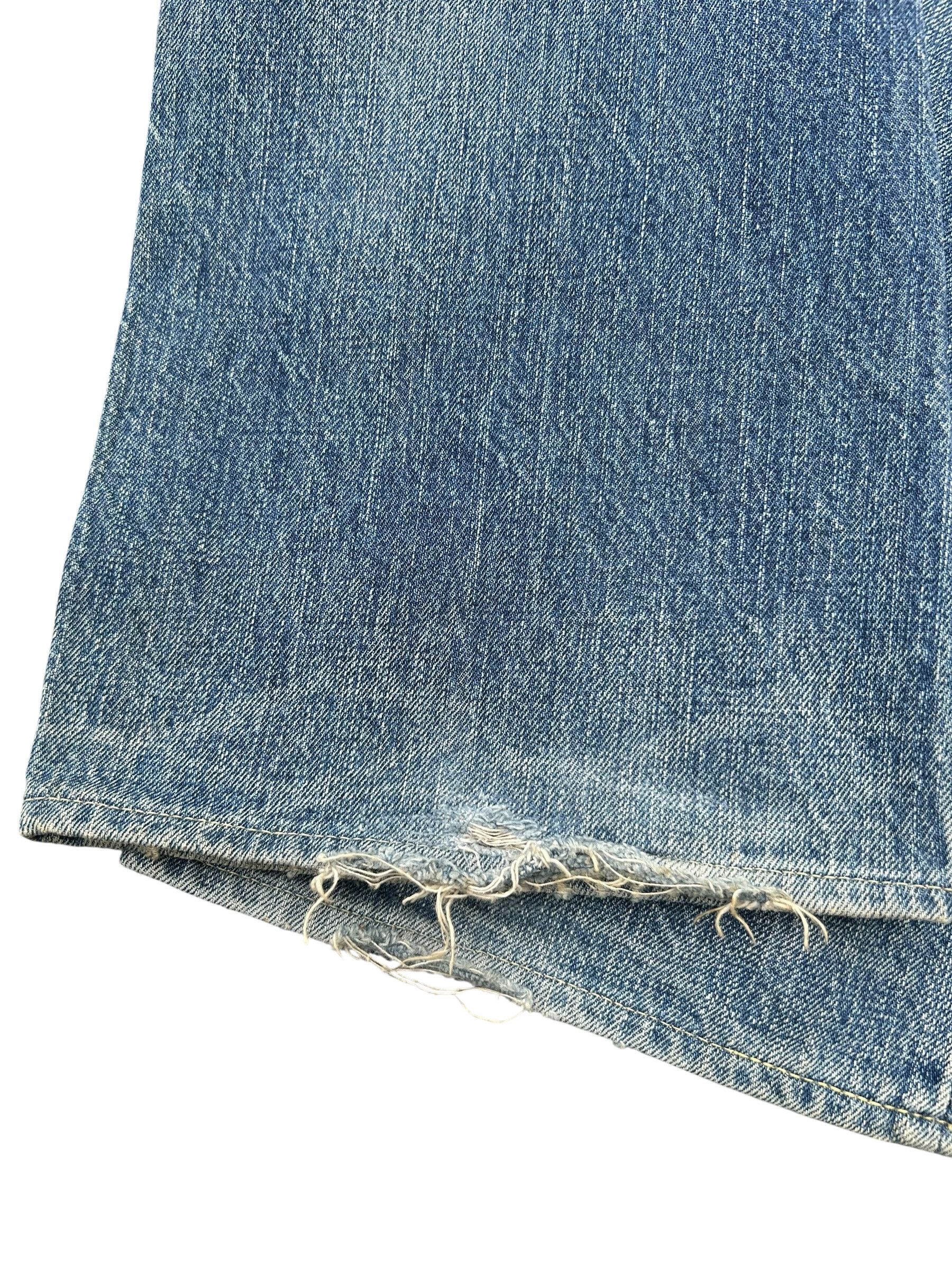 Kapital Flare Sugar Cane Vintage Distressed Denim Jeans Size US 31 - 21 Thumbnail