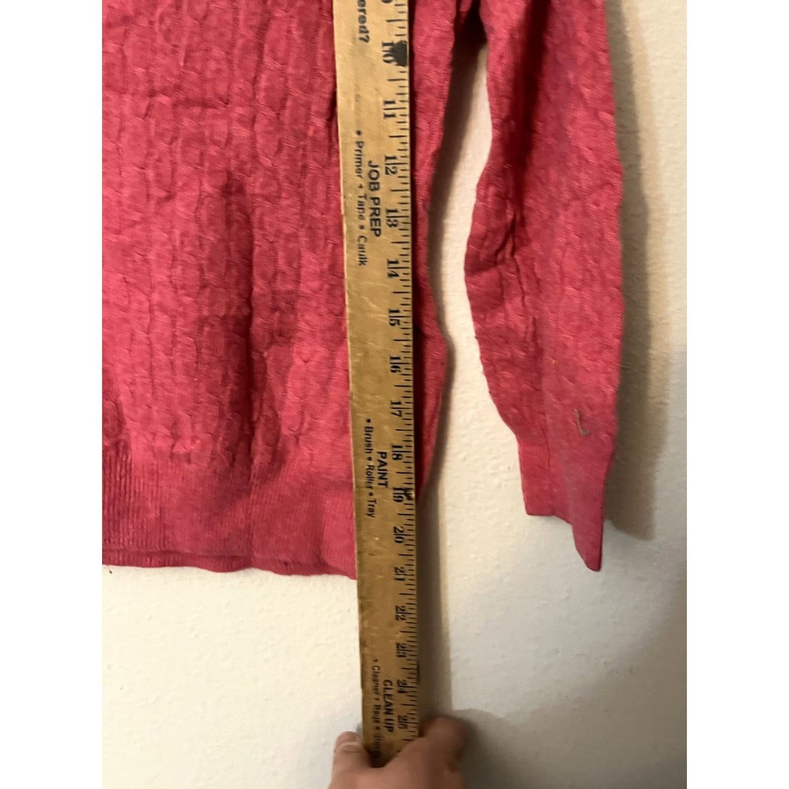 Banana Republic Banana Republic Pink Italian Yarn V-Neck Long Sleeve Sweater Size M Womens Pullover Size M / US 6-8 / IT 42-44 - 4 Thumbnail