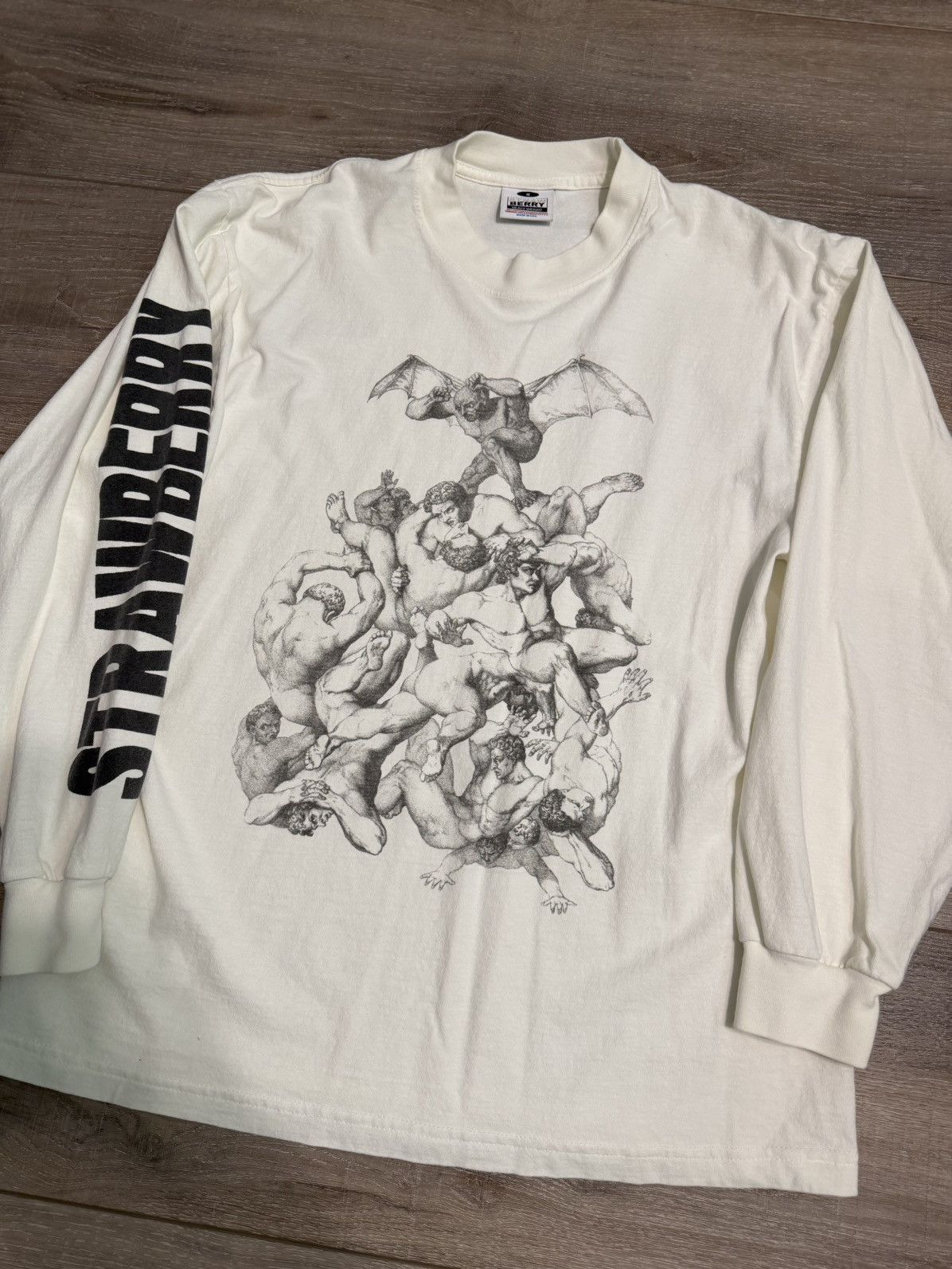 Strawberry Strawberry Gargoyle Long Sleeve T-Shirt Size US M / EU 48-50 / 2 - 2 Thumbnail