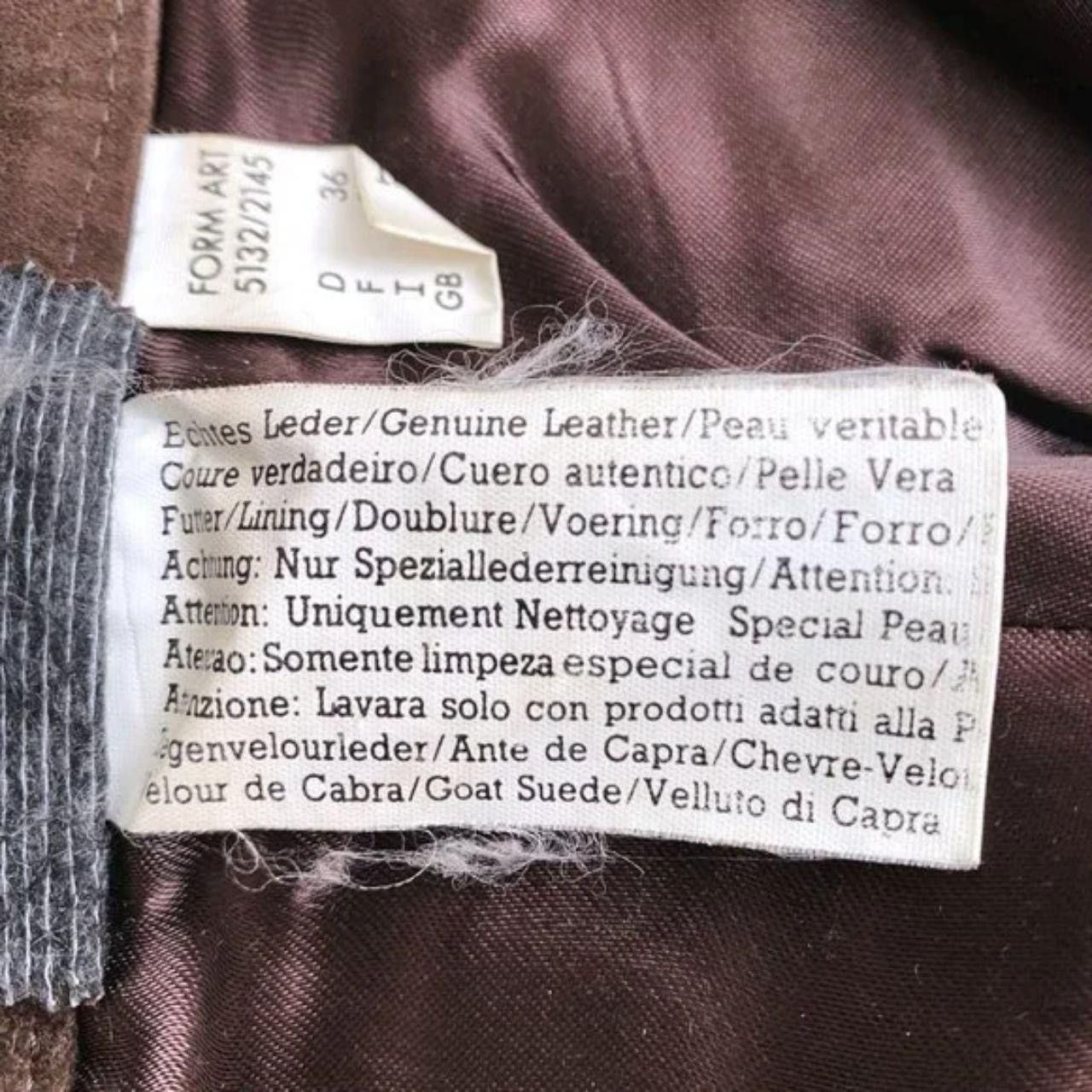 Vintage VINTAGE Brown Goat Suede Pants Size 26" / US 2 / IT 38 - 5 Thumbnail