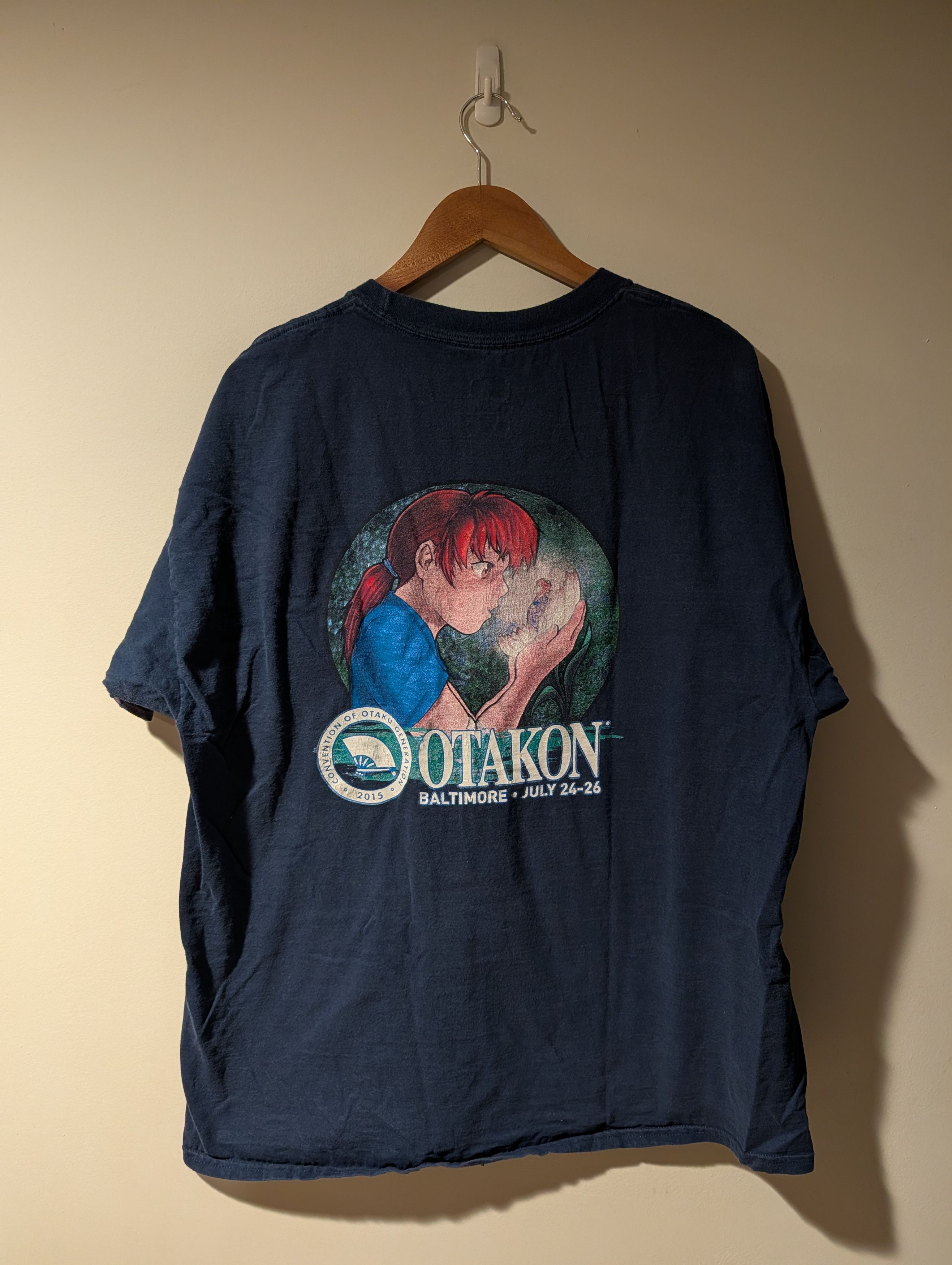 Hanes Vintage 2015 Otakon Anime Convention of Otaku T-Shirt Size US XL / EU 56 / 4 - 1 Thumbnail