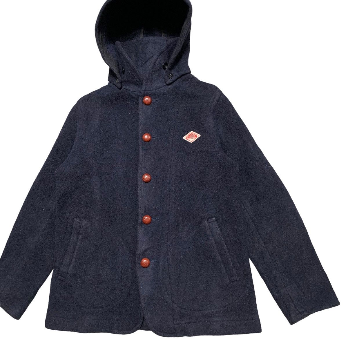 Danton Danton Wool Hooded Navy Jacket Size US XS / EU 42 / 0 - 3 Thumbnail
