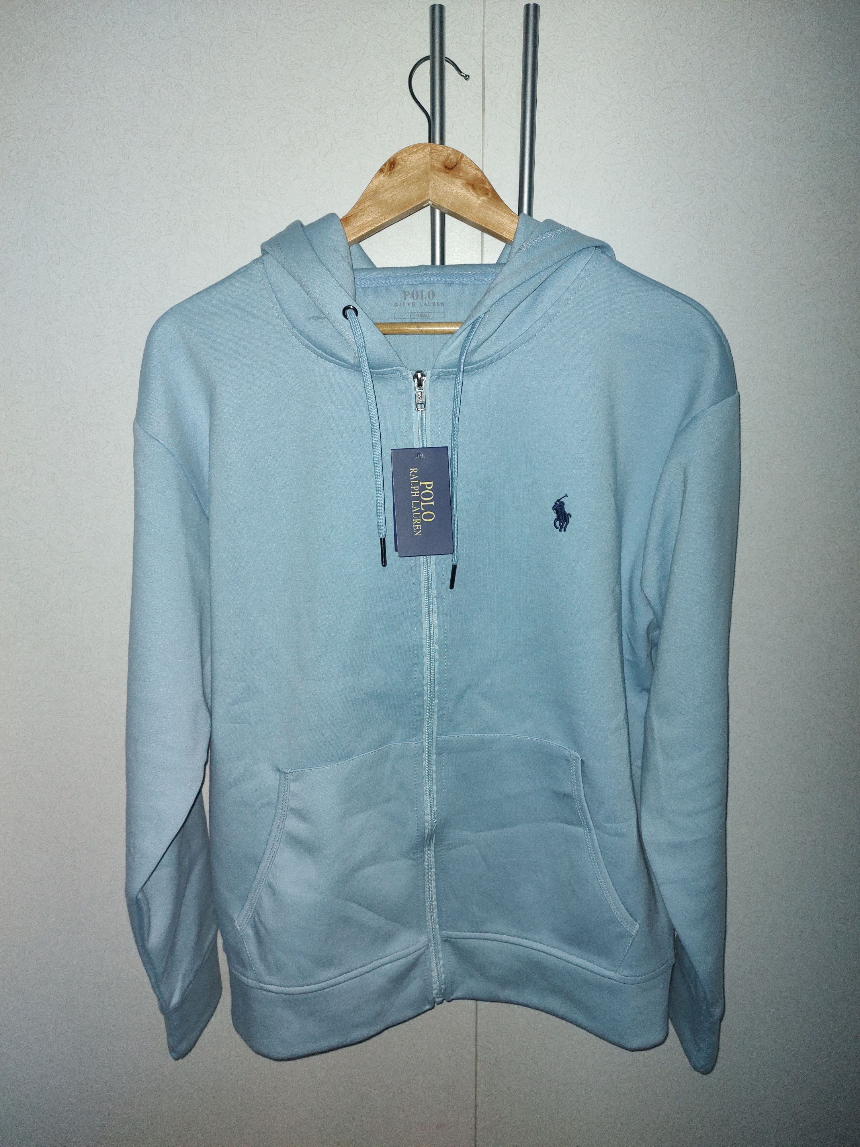 image of Polo Ralph Laurent Men's Zipper in Light Blue (Size Large)