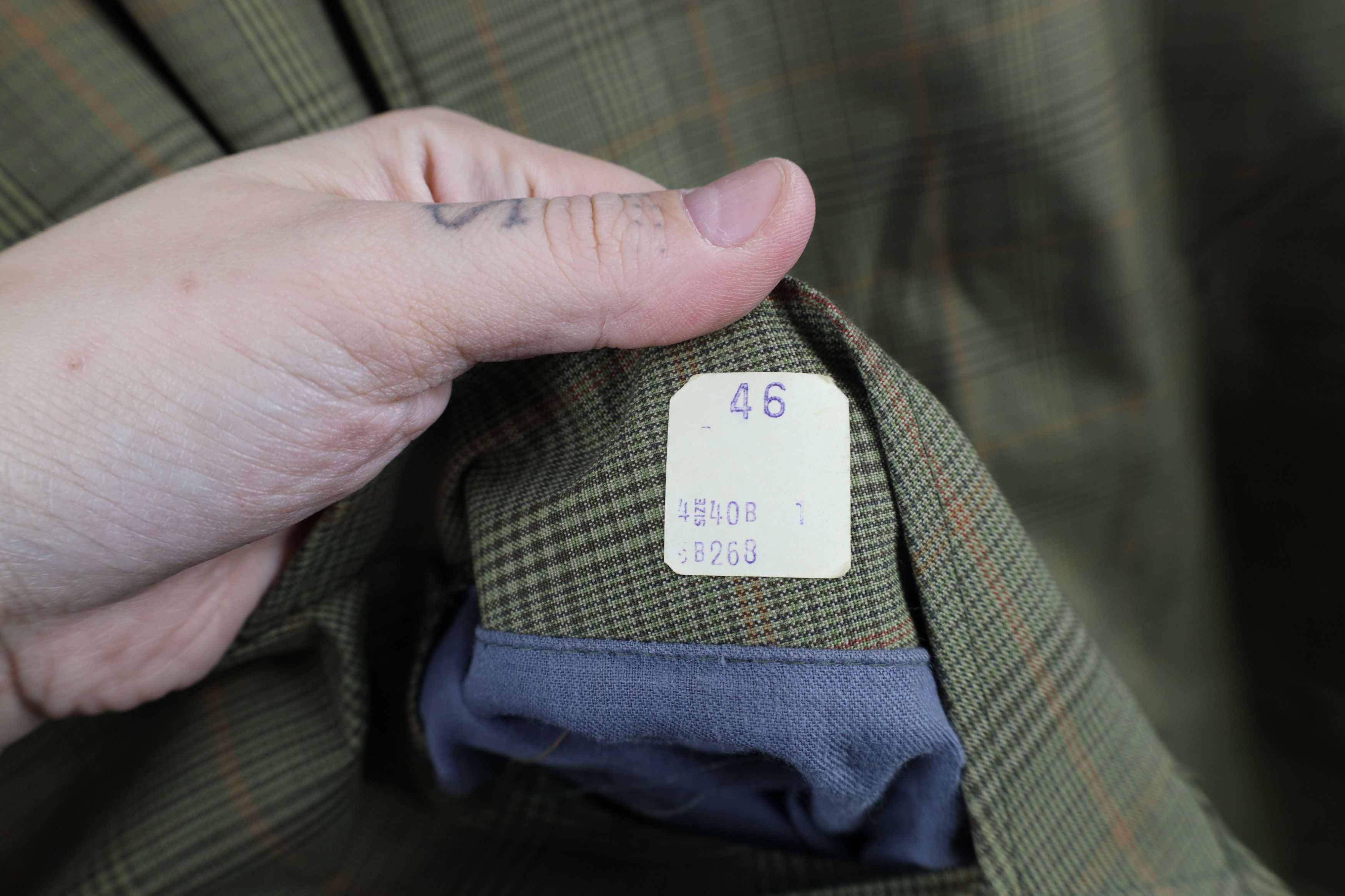Vintage Vintage 50s 60s Streetwear Coat Overcoat Jacket Plaid USA Size US L / EU 52-54 / 3 - 5 Thumbnail