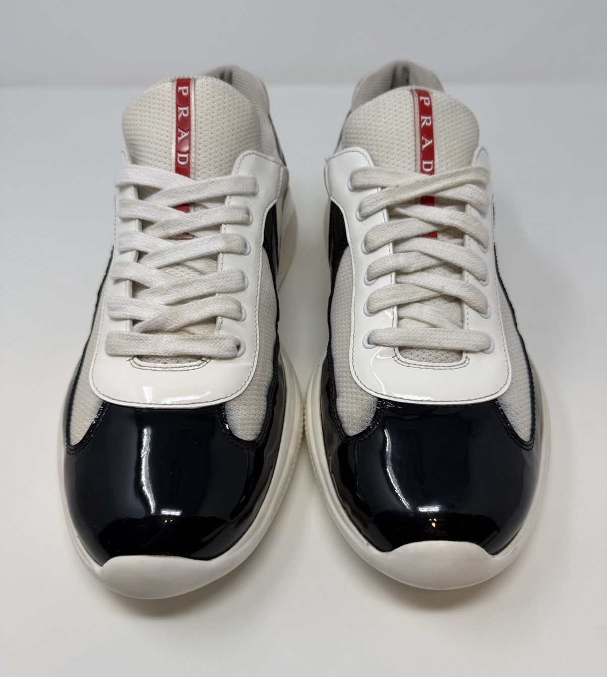 Prada Prada Americas Cup Sneaker White/Black Size US 11.5 / EU 44-45 - 2 Thumbnail