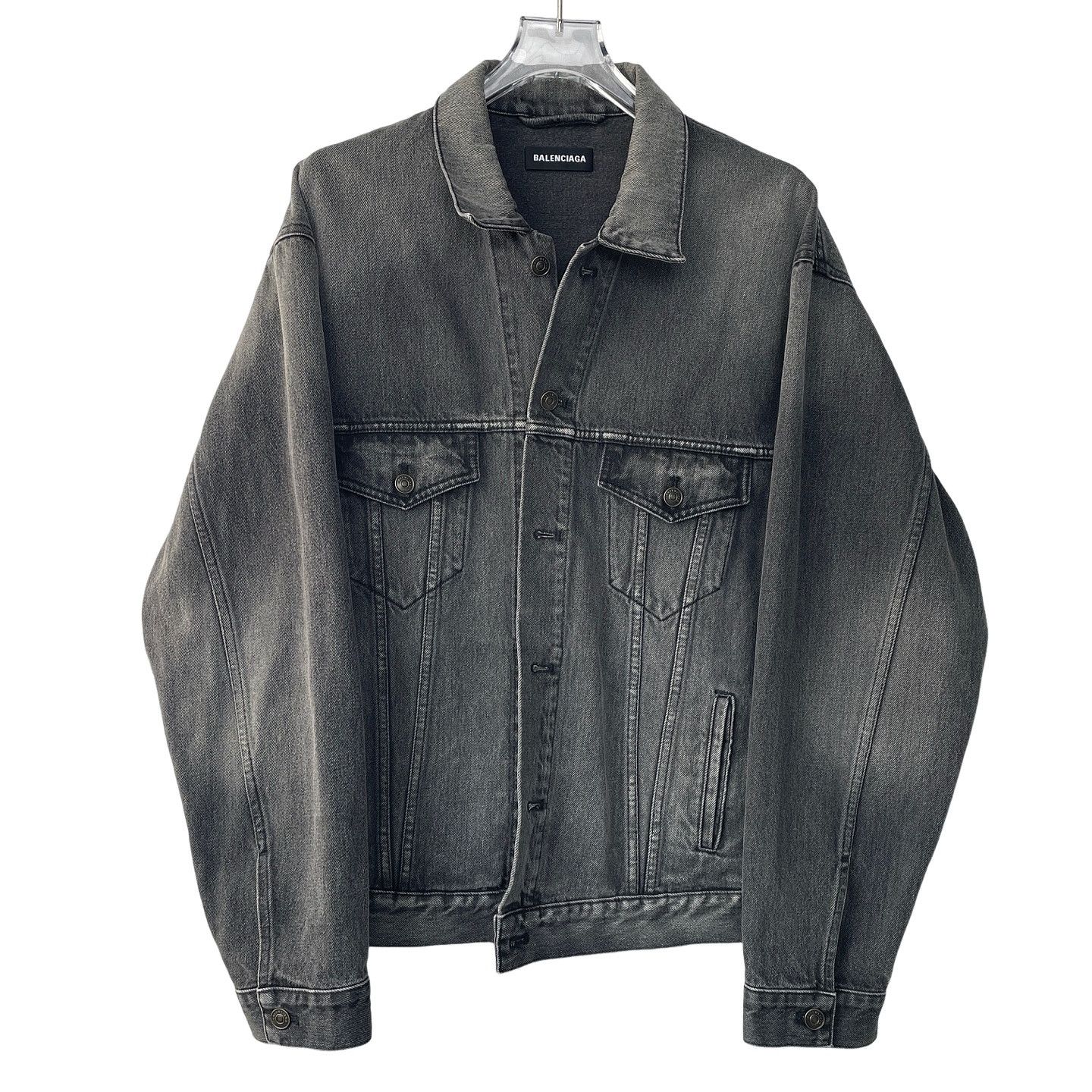 Balenciaga Balenciaga Earth Embroidery Denim Jacket 46 Size US S / EU 44-46 / 1 - 1 Thumbnail