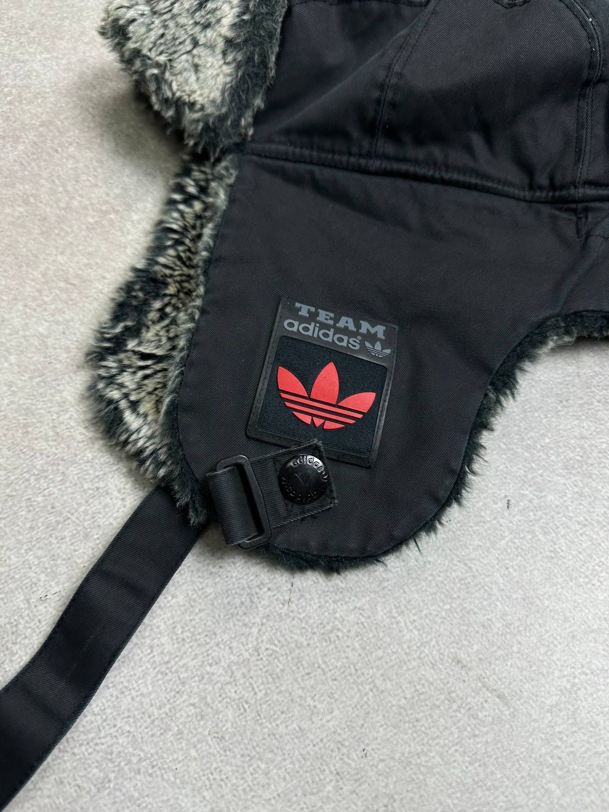 Adidas Vintage Adidas Trapper Y2K Fur Grunge Hat Mens Size ONE SIZE - 3 Thumbnail