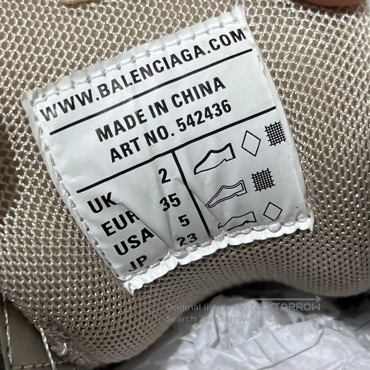 Balenciaga Balenciaga Track Dad Shoes,Brown milk tea Size US 4.5 / IT 34.5 - 8 Thumbnail