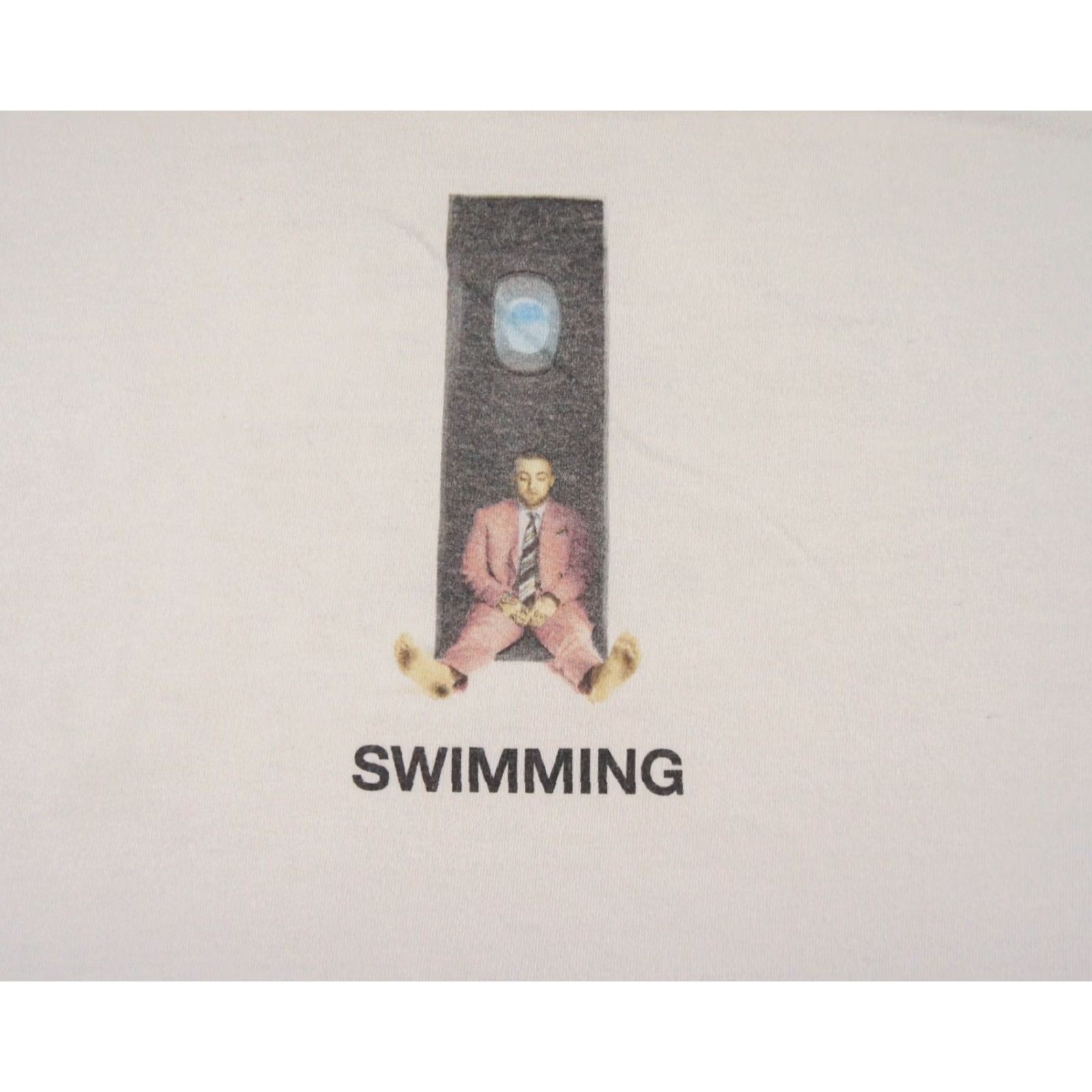 Vintage Mac Miller Swimming Album T-Shirt Men's Large Cotton White Logo Short Sleeve Hip Hop Music Size US L / EU 52-54 / 3 - 2 Thumbnail