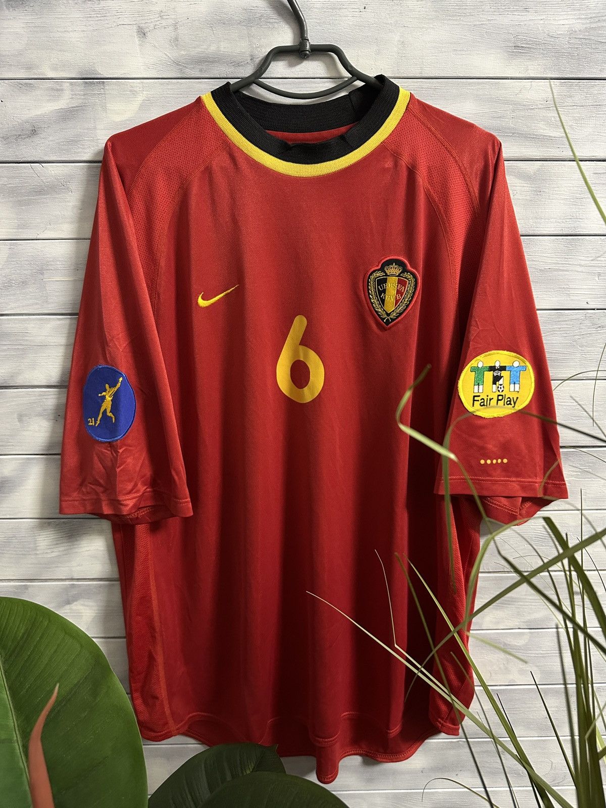Nike Rare Vintage Soccer Jersey Nike Belgium Football | Grailed