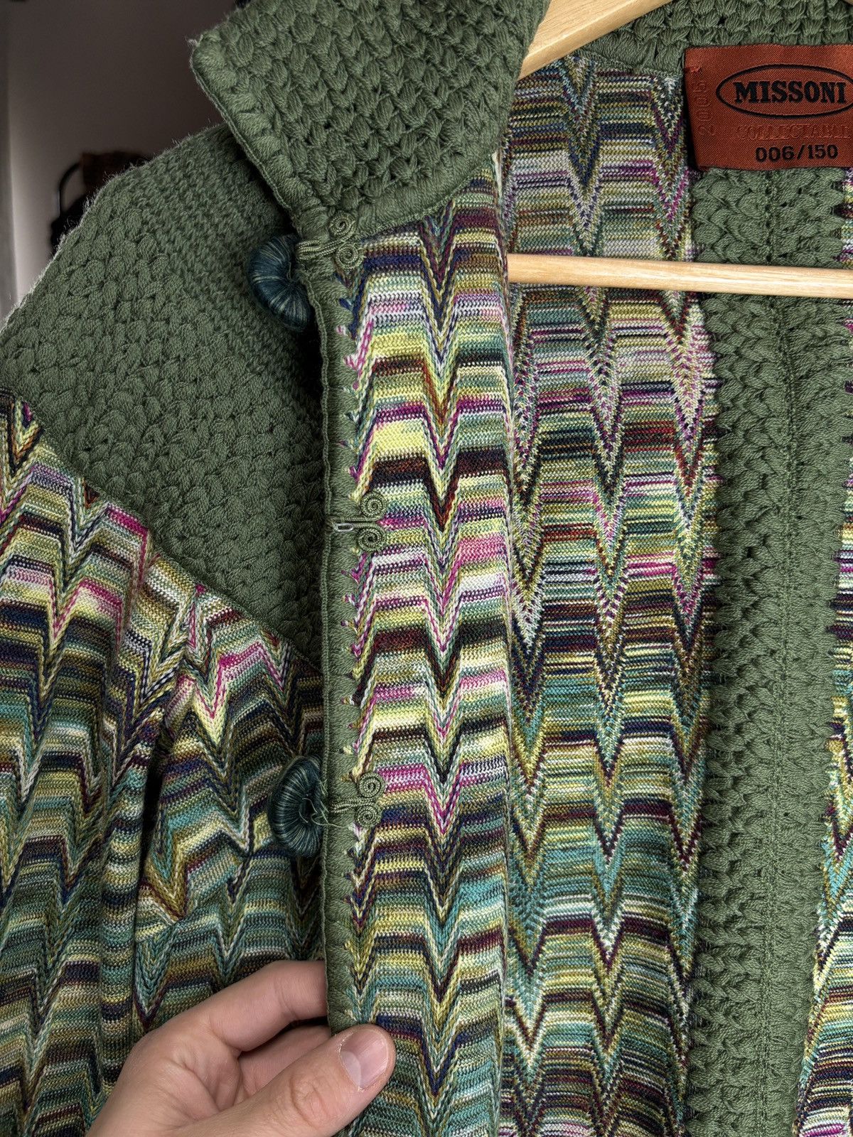 Missoni Missoni Collectable 006/150 ZigZag Knit Cardigan Sweater Size XS / US 0-2 / IT 36-38 - 6 Thumbnail
