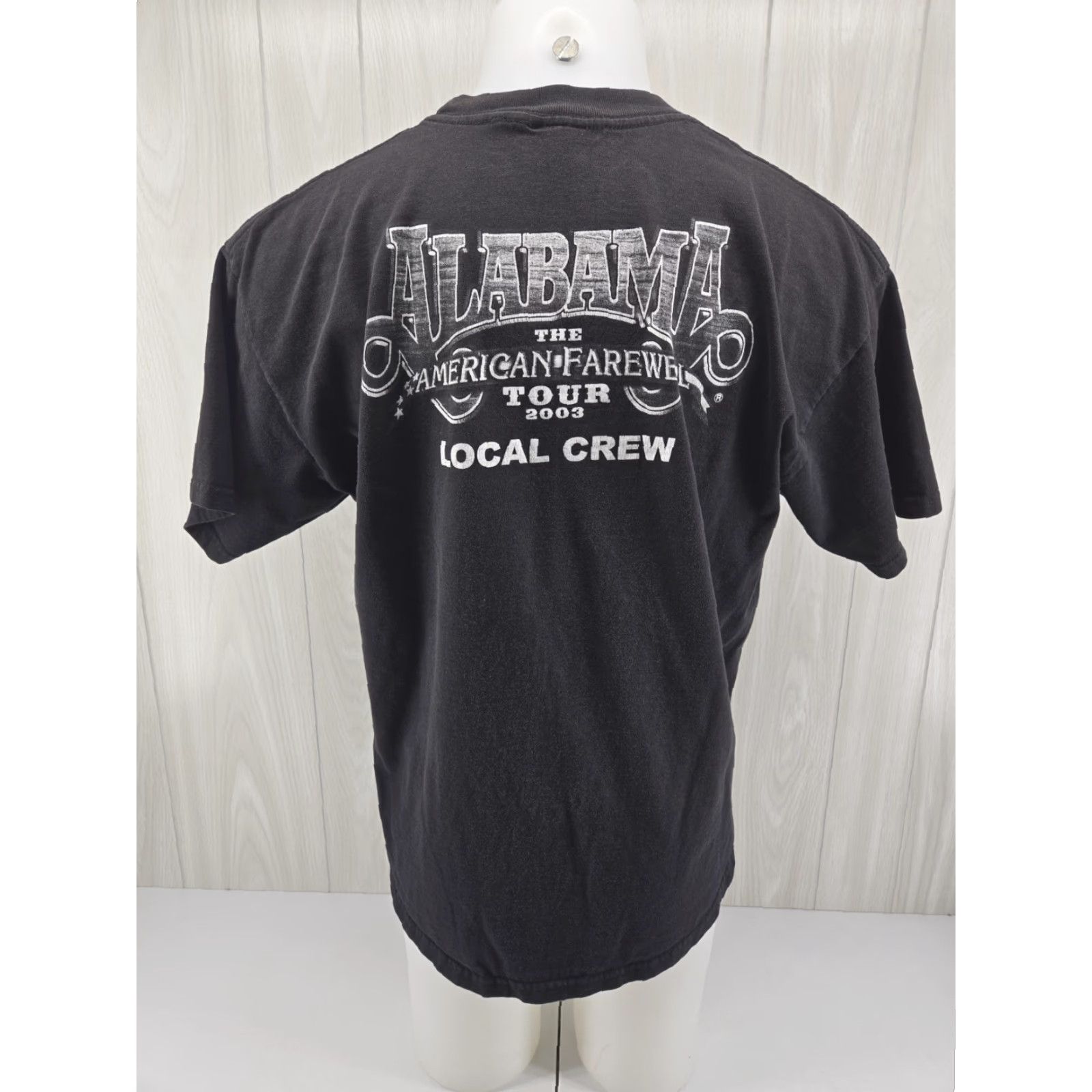 Vintage VINTAGE DISTRESSED 2003 Alabama Local Crew American Farewell Tour Mens XL Shirt Size US XL / EU 56 / 4 - 2 Thumbnail