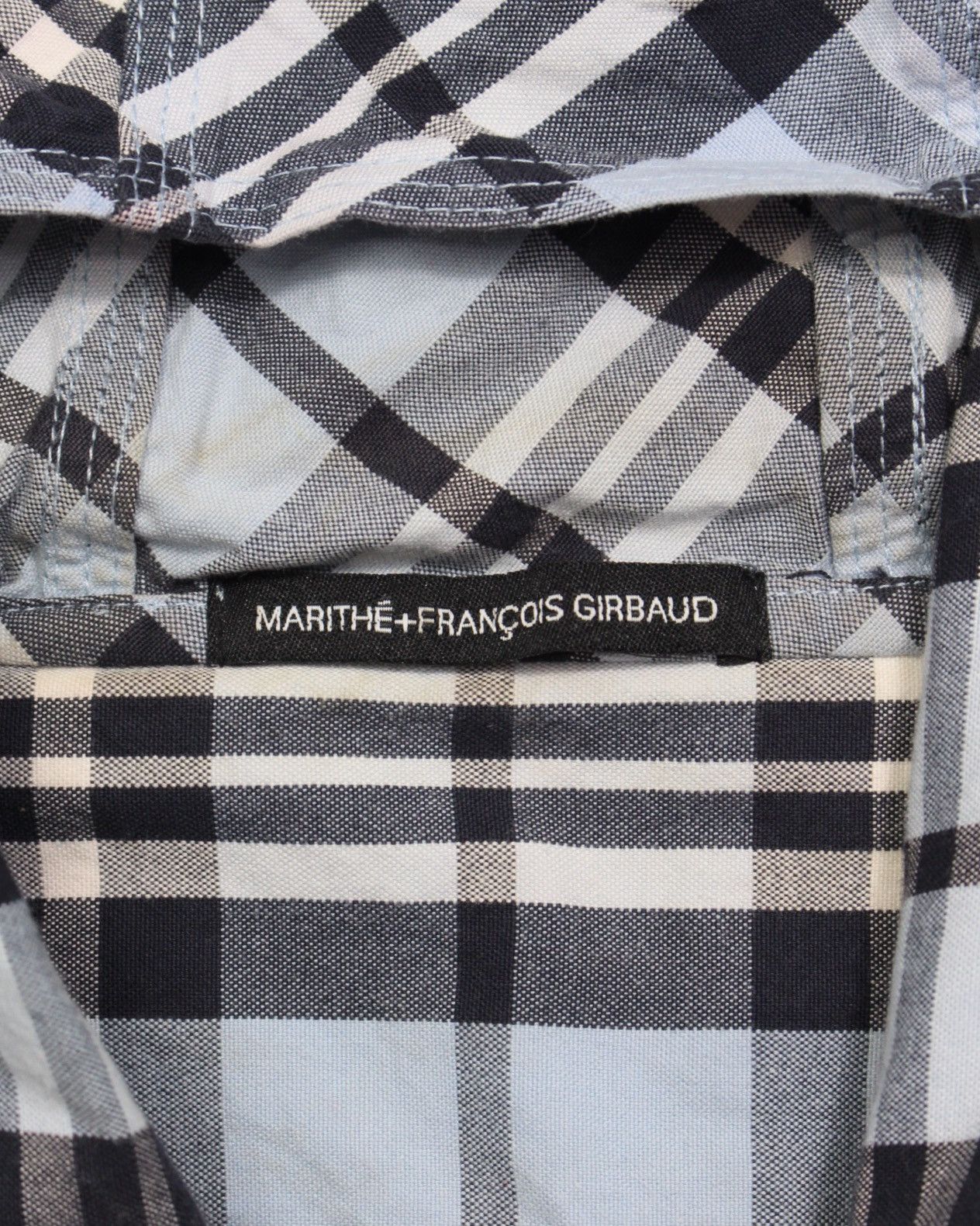 CLOSED × Marithe + Francois Girbaud SS2005 MARITHE FRANCOIS GIRBAUD TARTAN HOODED SHIRT Size US XXL / EU 58 / 5 - 4 Thumbnail