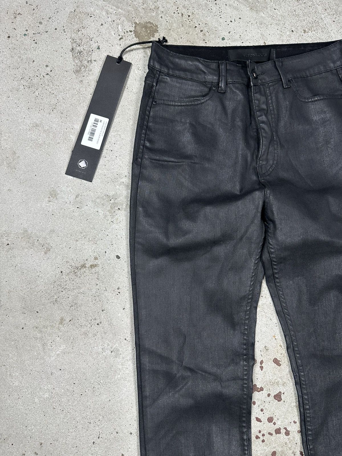 Leon Louis Leon Louis Black Waxed High Waist Skinny Jeans Size US 30 / EU 46 - 5 Thumbnail