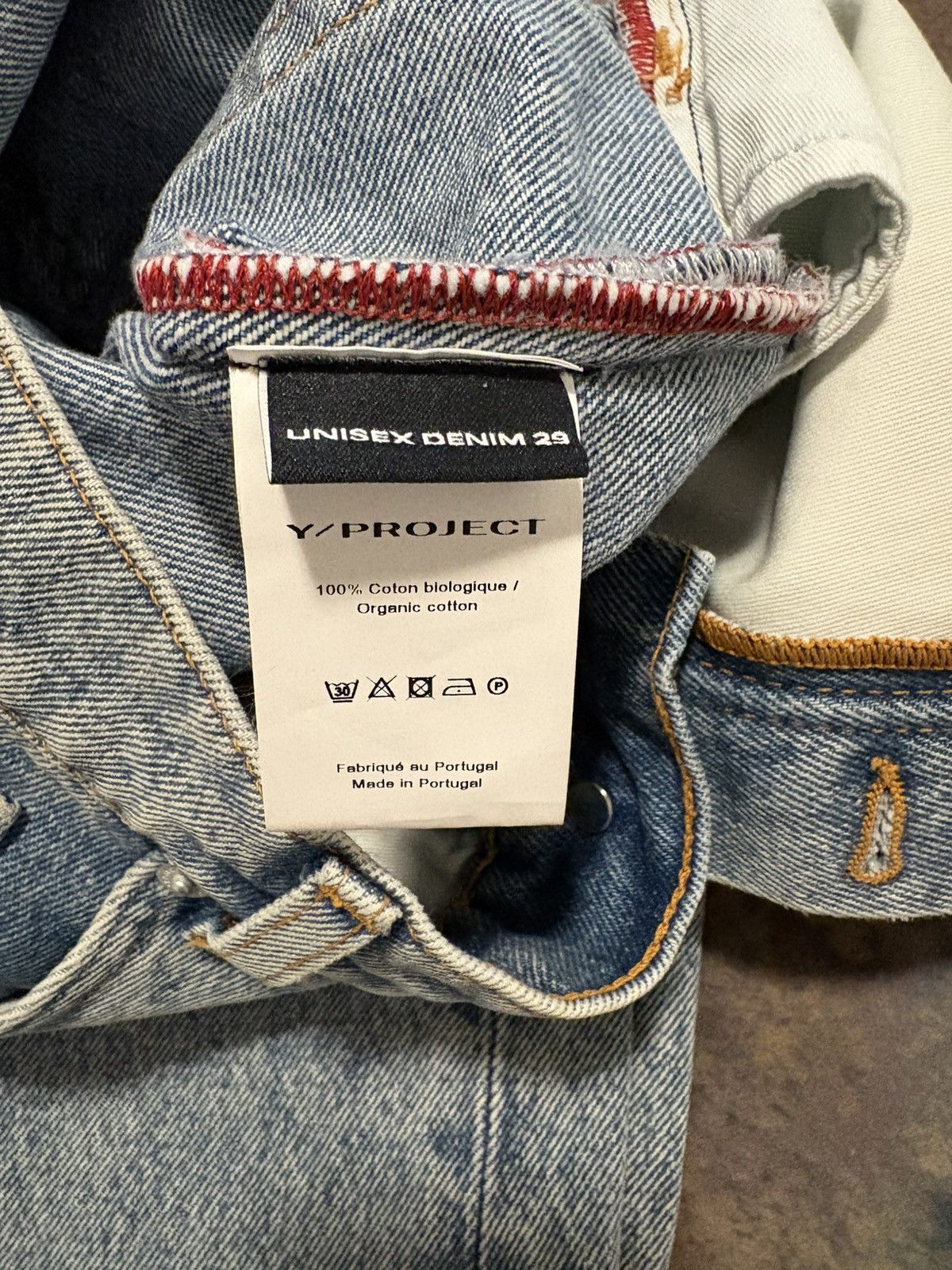 Y/Project Y/Project Asymmetric Denim Size US 29 - 5 Thumbnail