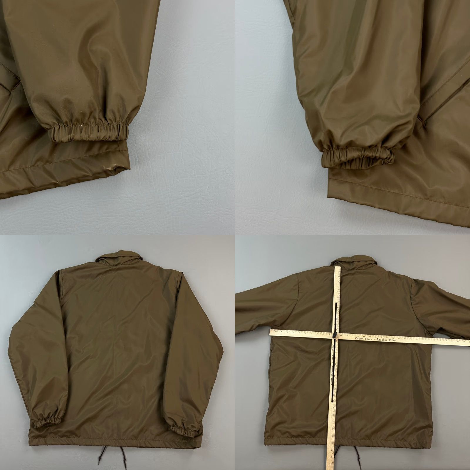 Vintage Vintage Rennoc Coaches Jacket Mens XL Brown 80s USA USA 80s Windbreaker Jacket Men XL Brown 80s Size US XL / EU 56 / 4 - 8 Thumbnail