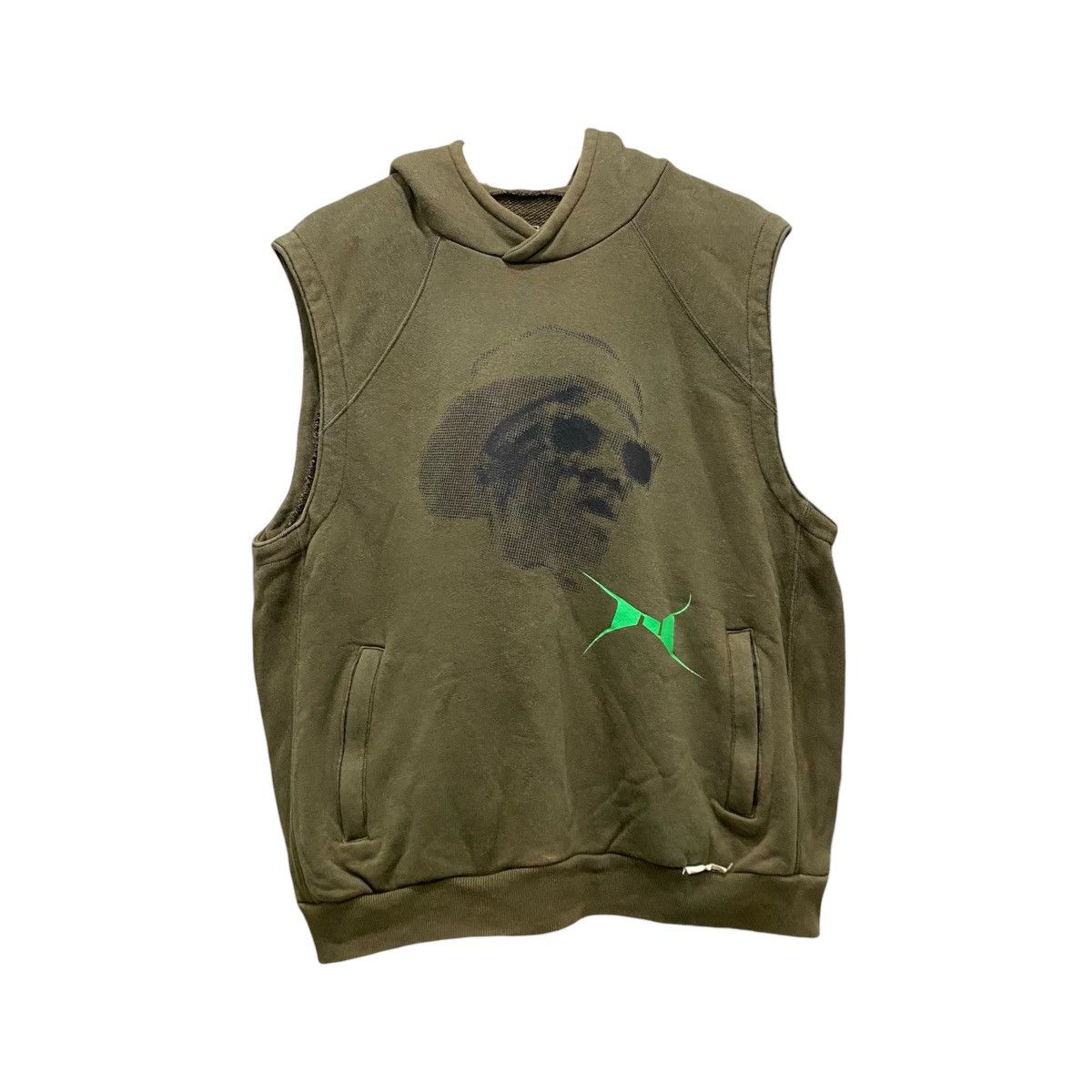Undercover Archive Undercover SS01 Face “GFY” Hoodie Sleeveless Size US L / EU 52-54 / 3 - 1 Thumbnail