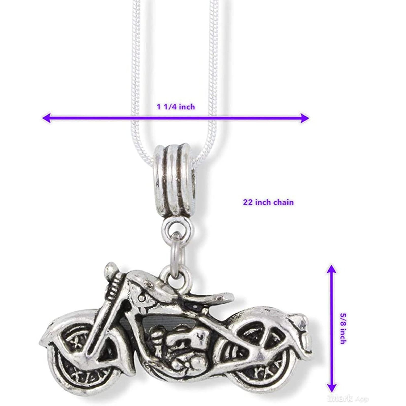 & Other Stories Biker Jewelry - Biker Pendant - Motorcycle Necklace Size ONE SIZE - 3 Thumbnail