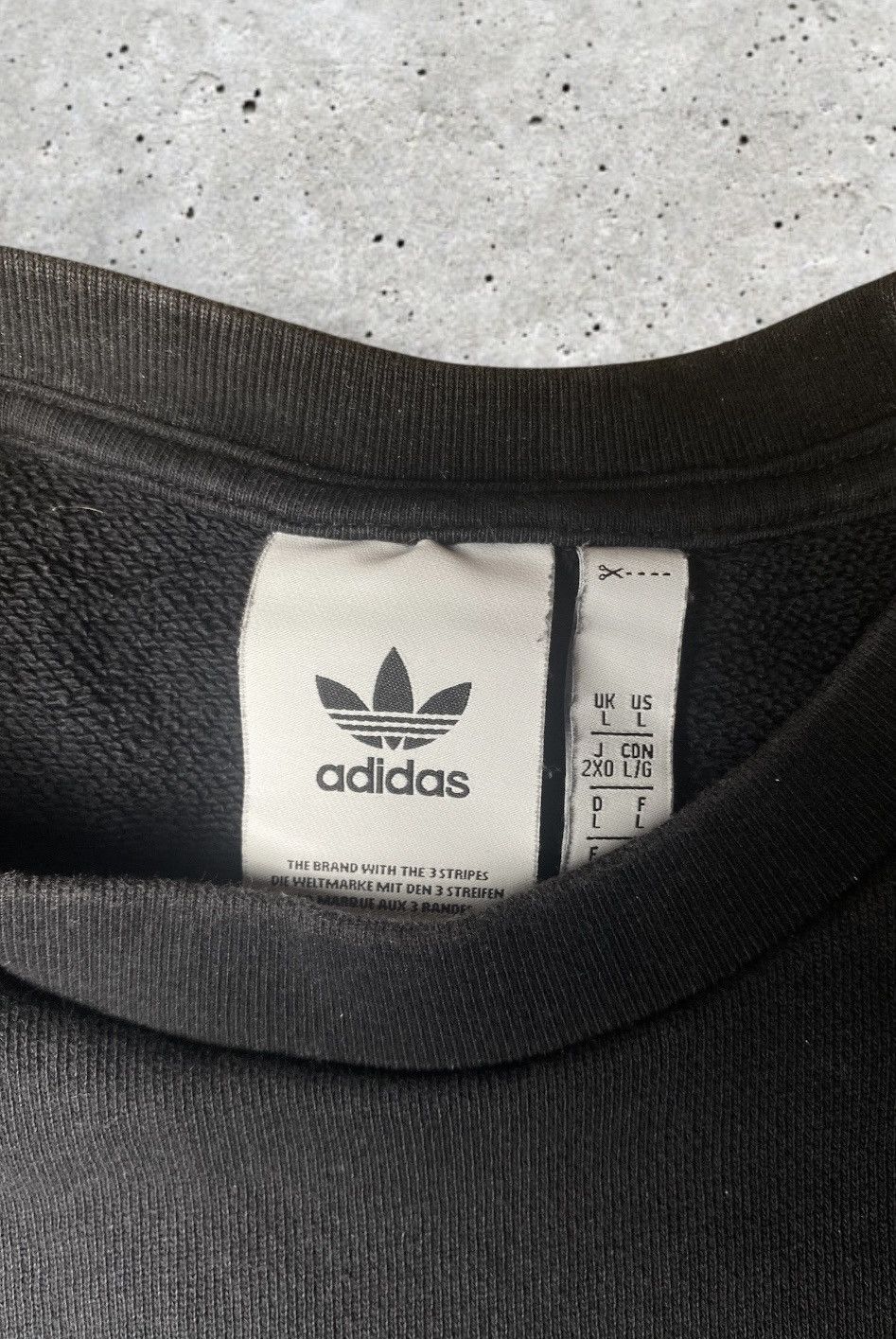 Adidas Adidas Vintage Sweater Black, Schwarz Pullover Hoodie Men‘s Size US L / EU 52-54 / 3 - 6 Thumbnail