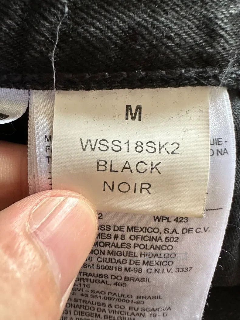 Vetements Vetements size M Dark gray back color-block denim skirt Size 23" - 6 Thumbnail