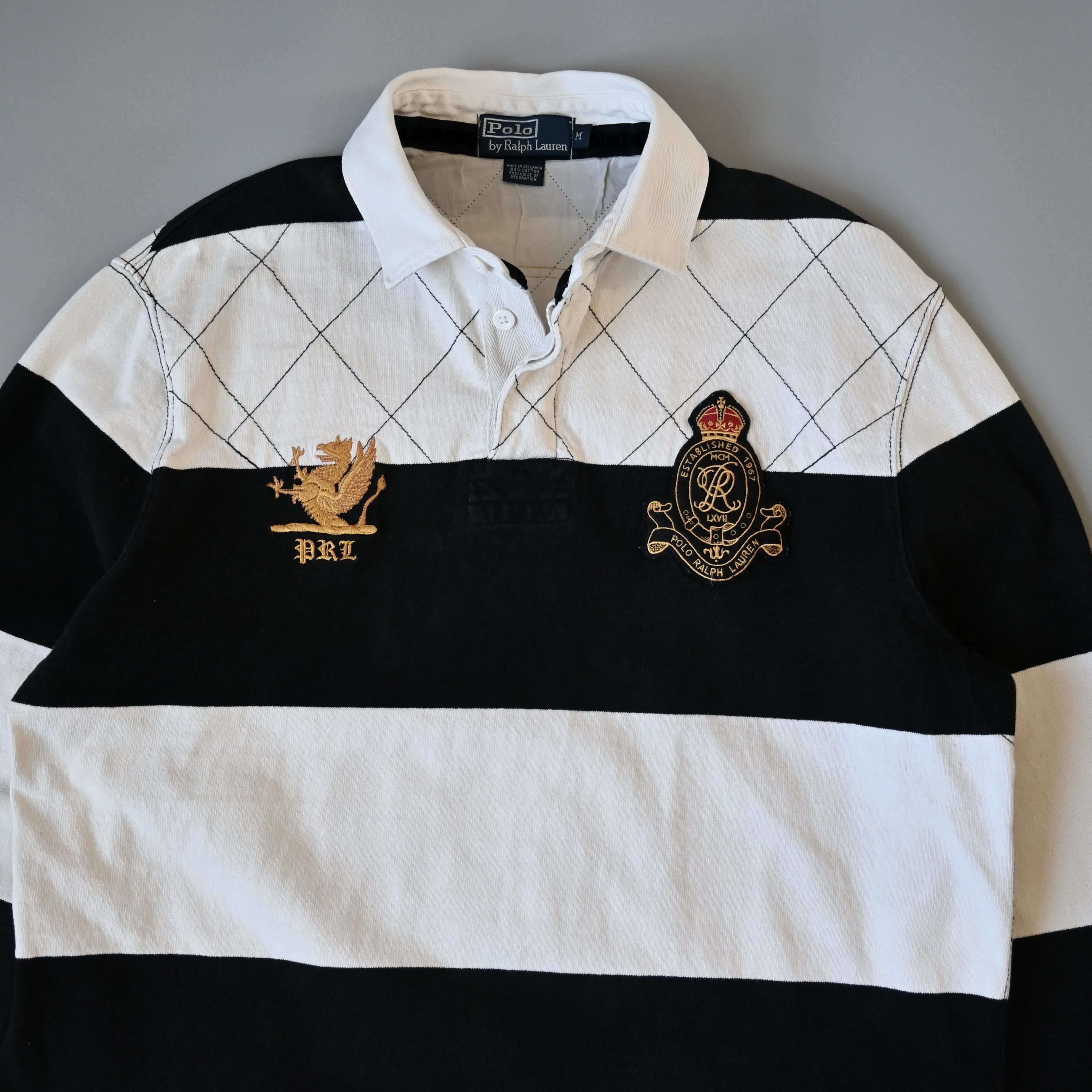 Polo Ralph Lauren 2010s Ralph Lauren PRLC #5 quilted rugby shirt, M Size US M / EU 48-50 / 2 - 3 Thumbnail