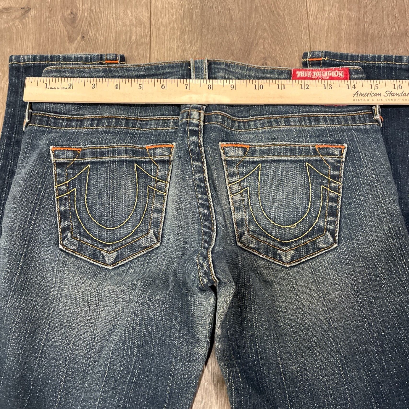 True Religion TRUE RELIGION STELLA SKINNY JEANS Women Size 26 Blue Denim #5594 Size 26" / US 2 / IT 38 - 4 Thumbnail
