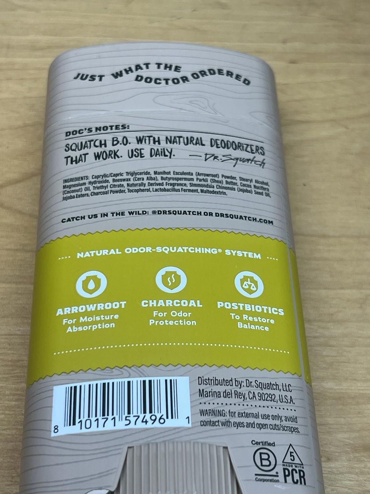 Other Dr Squatch Mountain Meadow Aluminum Free Natural Deodorant Size ONE SIZE - 6 Thumbnail