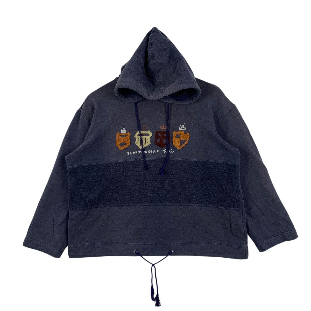 Issey Miyake ISSEY MIYAKE HAI Sporting Gear Embroidered Japanese Hoodie Size US M / EU 48-50 / 2 - 1 Thumbnail