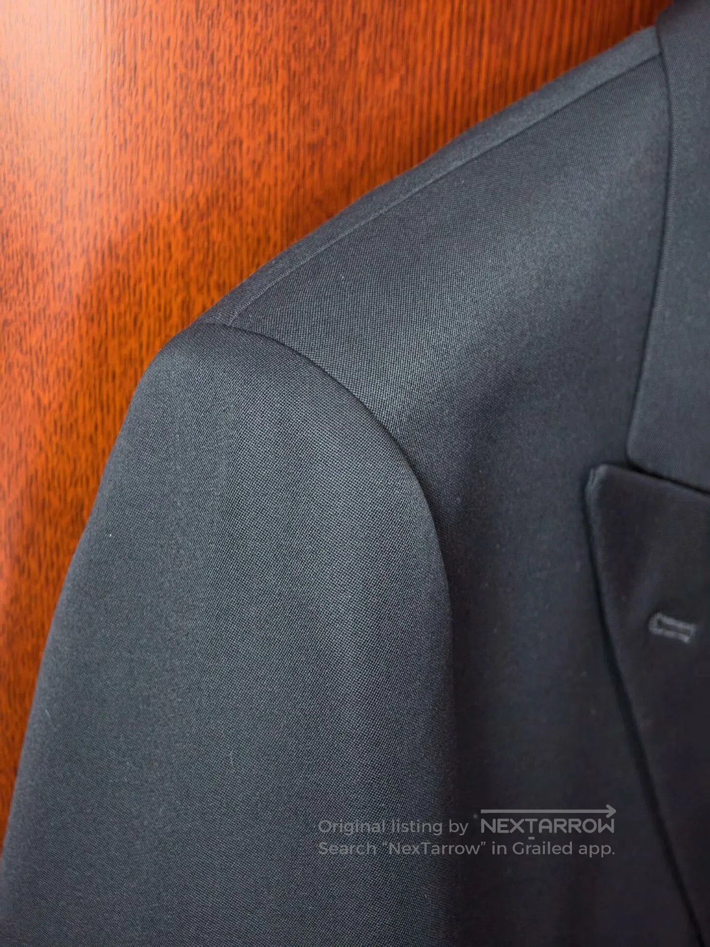 Japanese Brand Custom Black Wool Suit by Dormeuil. Size US S / EU 44-46 / 1 - 3 Thumbnail