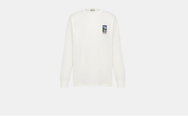 image of Dior O1Bcso1Str0324 T-Shirt In White, Men's (Size Small)