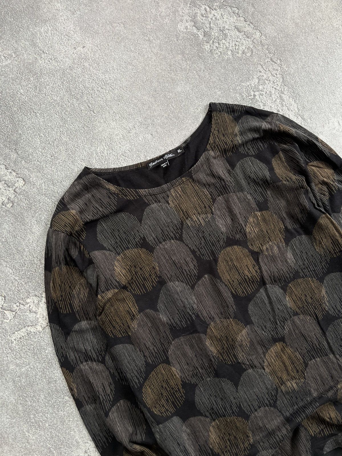 Gudrun Sjoden Gudrun Sjoden Polka Dot Print Blouse Long Sleeve Top Size XL Size XL / US 12-14 / IT 48-50 - 3 Thumbnail