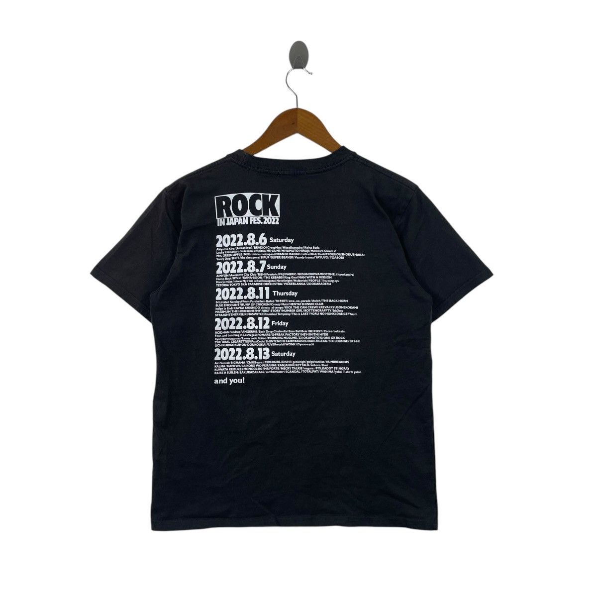 Band Tees × Cartoon Network × One Piece Rock In Japan Festival X One Piece Tour Tee Shirt Size US M / EU 48-50 / 2 - 4 Thumbnail