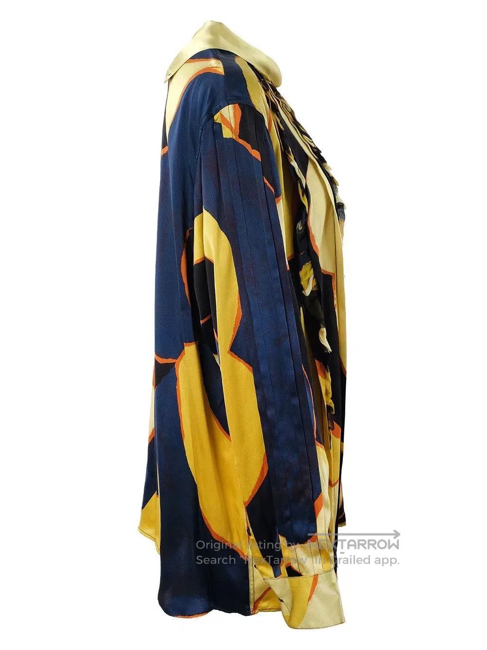 Dries Van Noten Dries Van Noten Printed Silk Blouse. Size S / US 4 / IT 40 - 4 Thumbnail